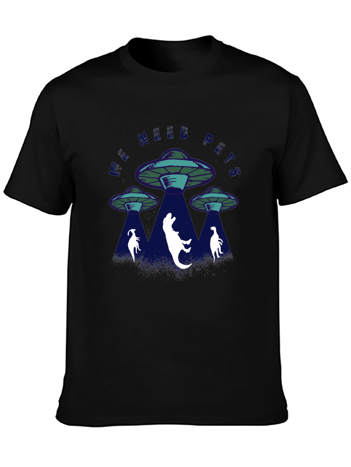 Alien Abduction Dinosaur T-Shirt