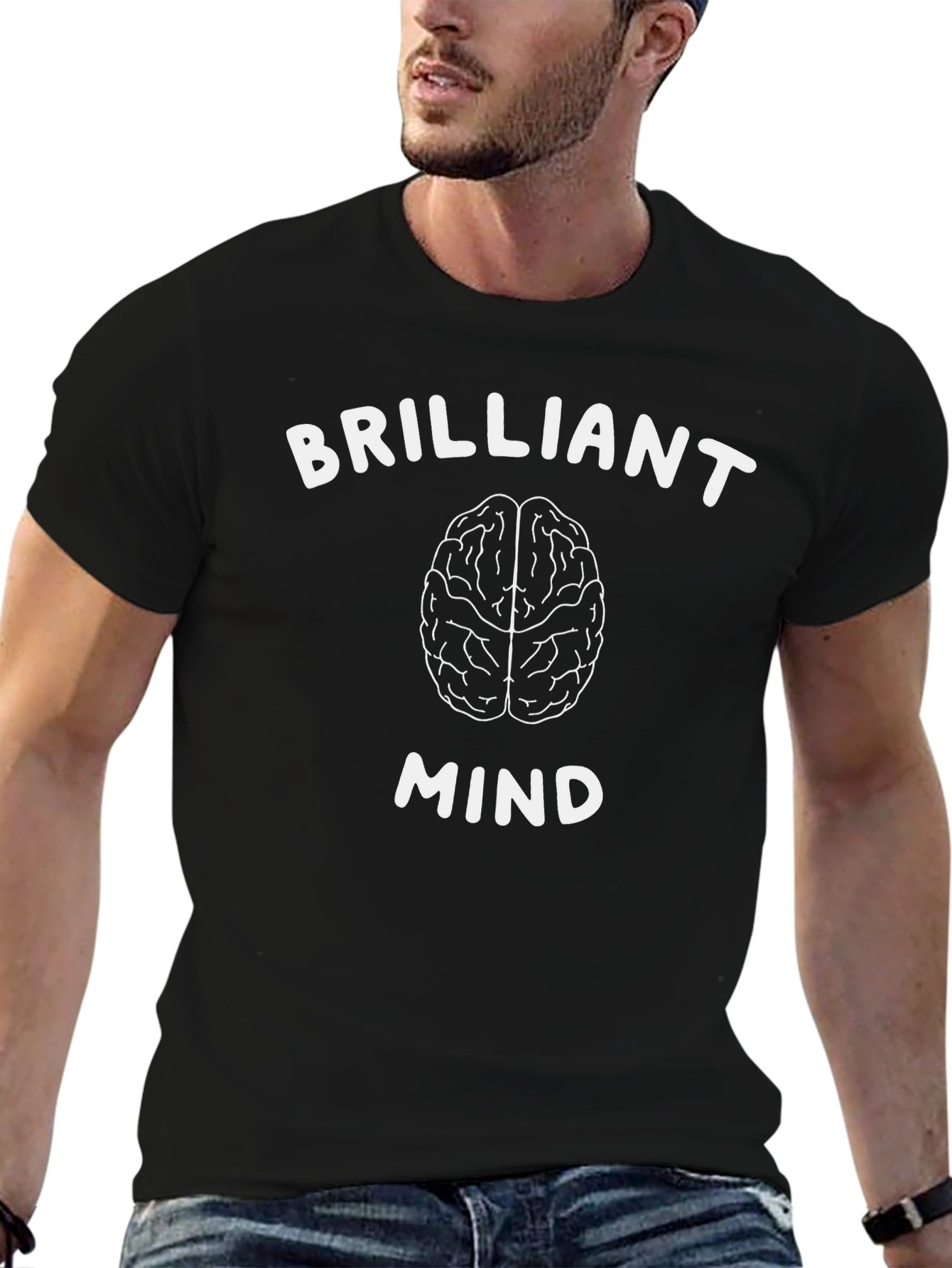 Brilliant Mind Black Graphic Tee