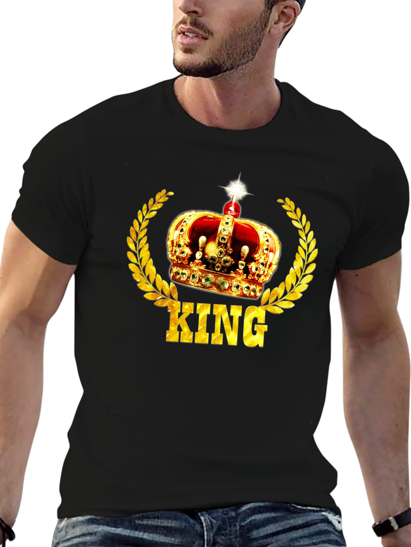 King Crown Graphic Tee - Royal Style
