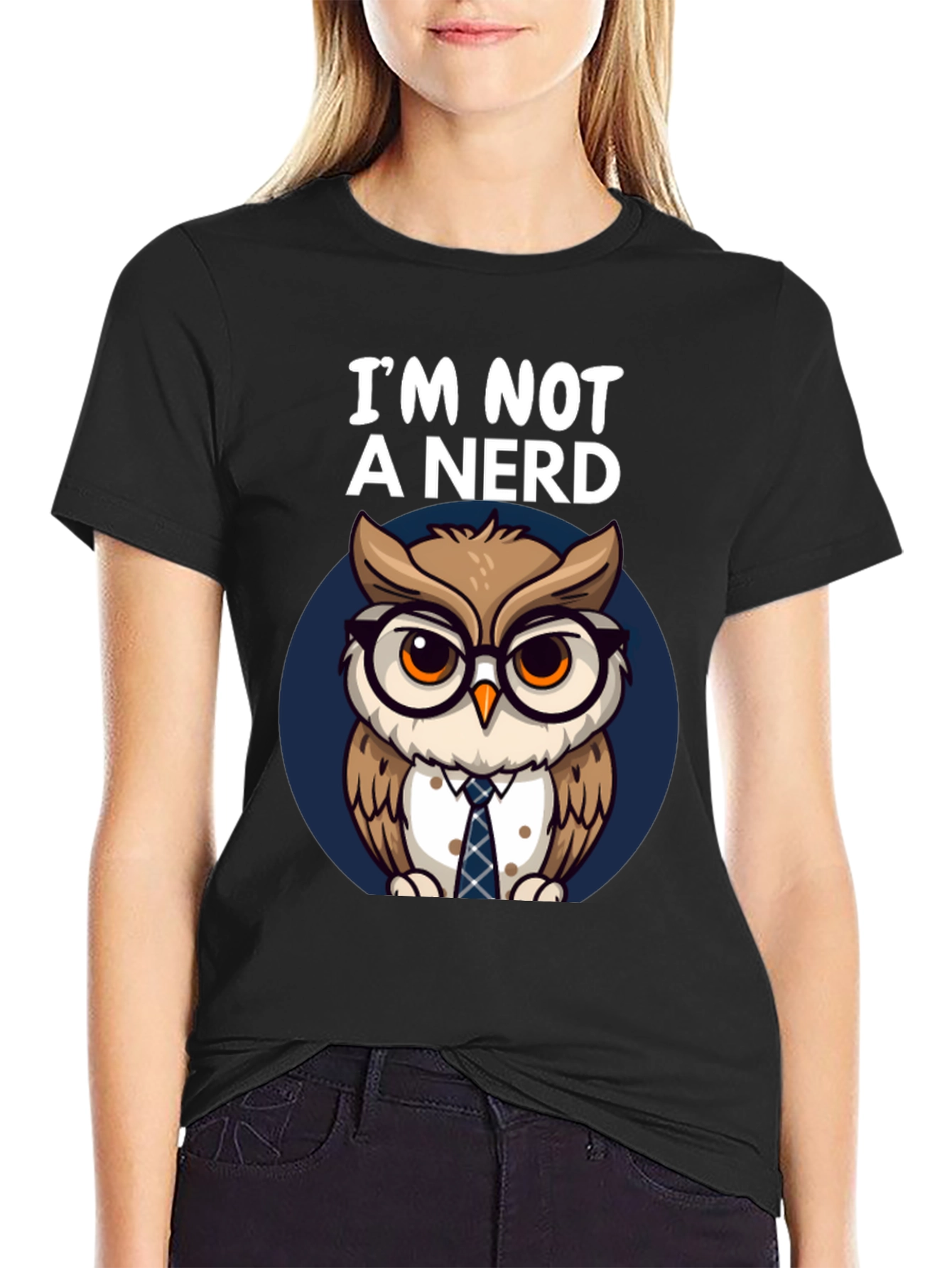 Im Not A Nerd Owl T-Shirt