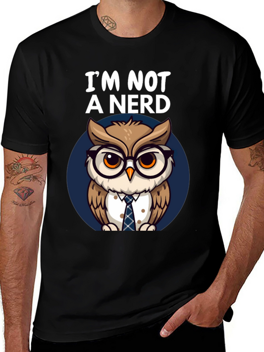 Im Not A Nerd Owl T-Shirt