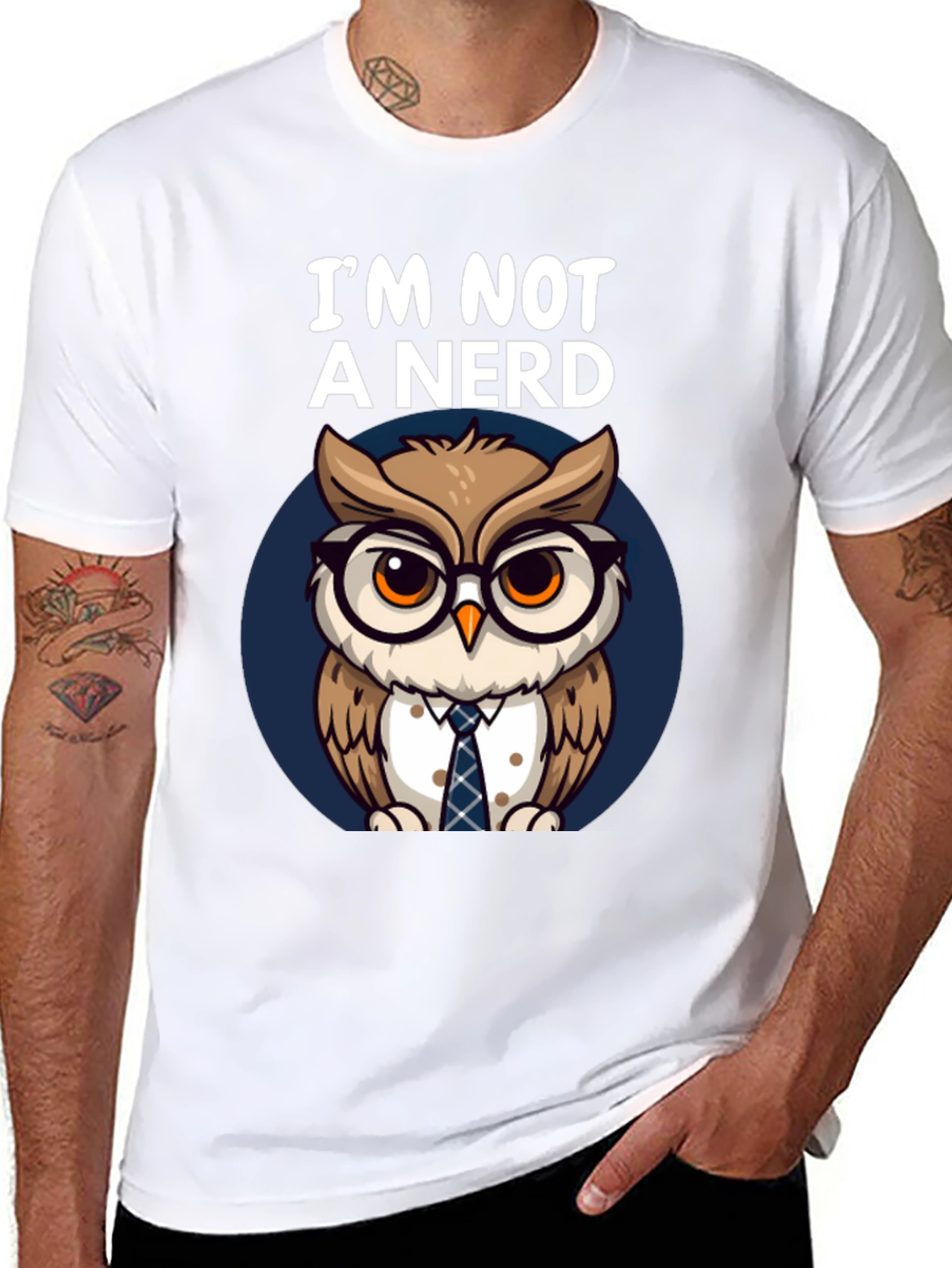 Im Not A Nerd Owl T-Shirt