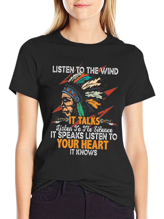 Listen to the Wind Graphic T-Shirt
