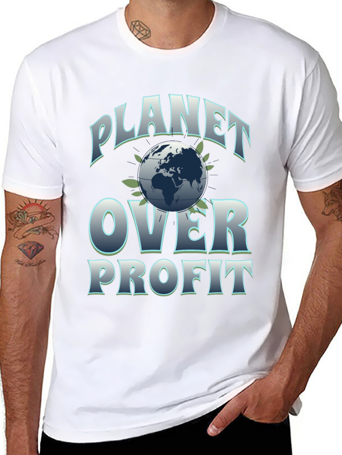 Planet Over Profit Graphic Tee