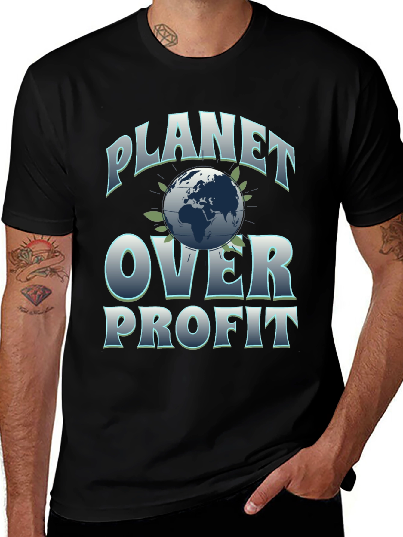 Planet Over Profit Graphic Tee
