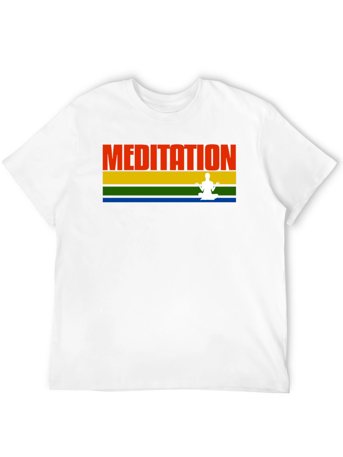 Meditation Retro T-Shirt - Relaxed Fit