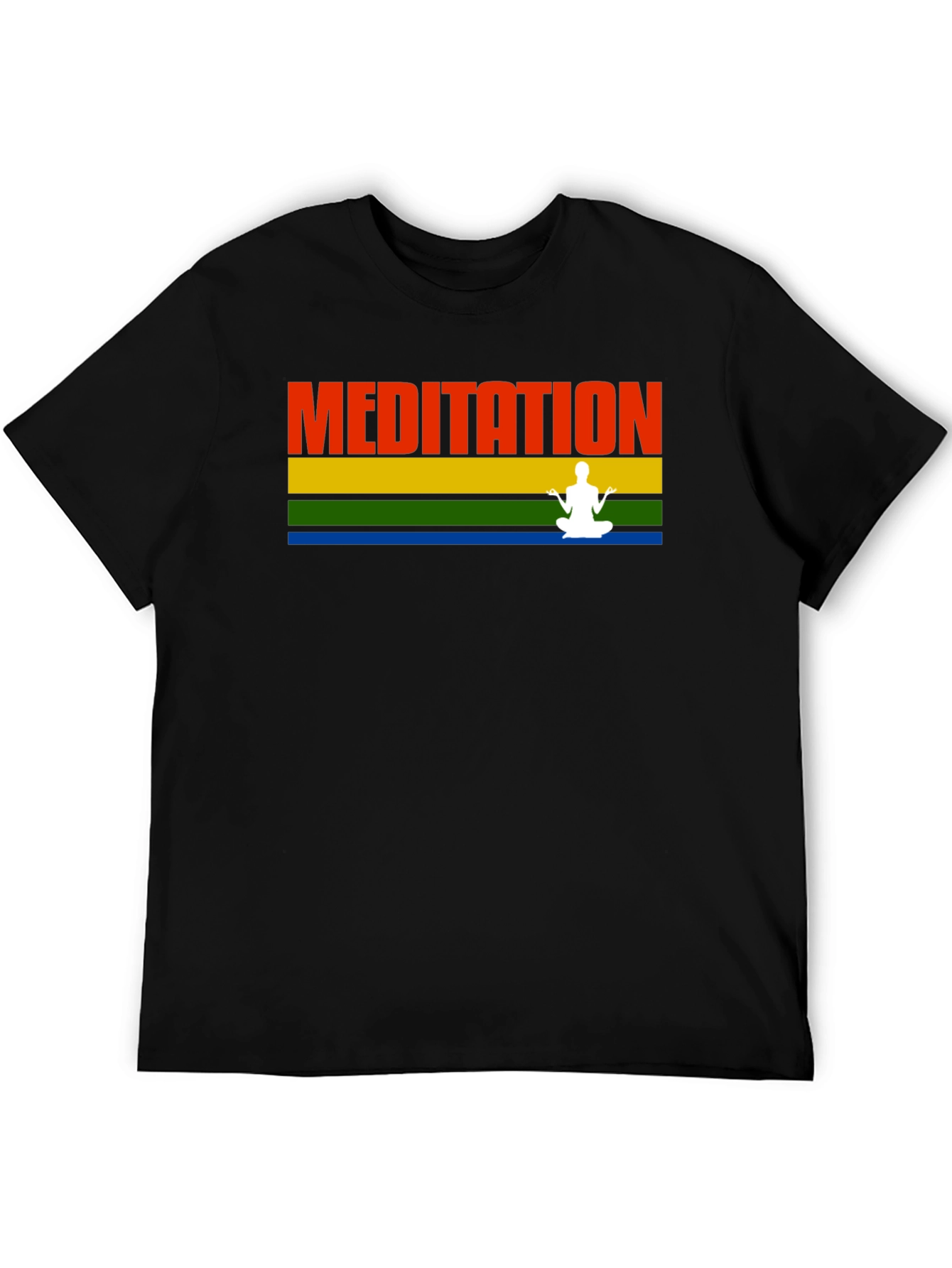 Meditation Retro T-Shirt - Relaxed Fit