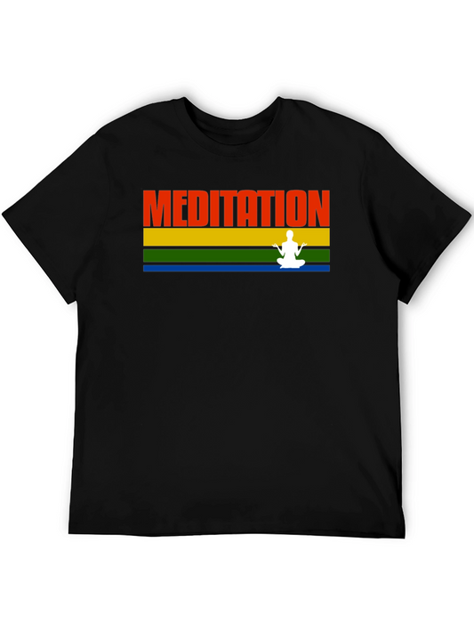 Meditation Retro T-Shirt - Relaxed Fit