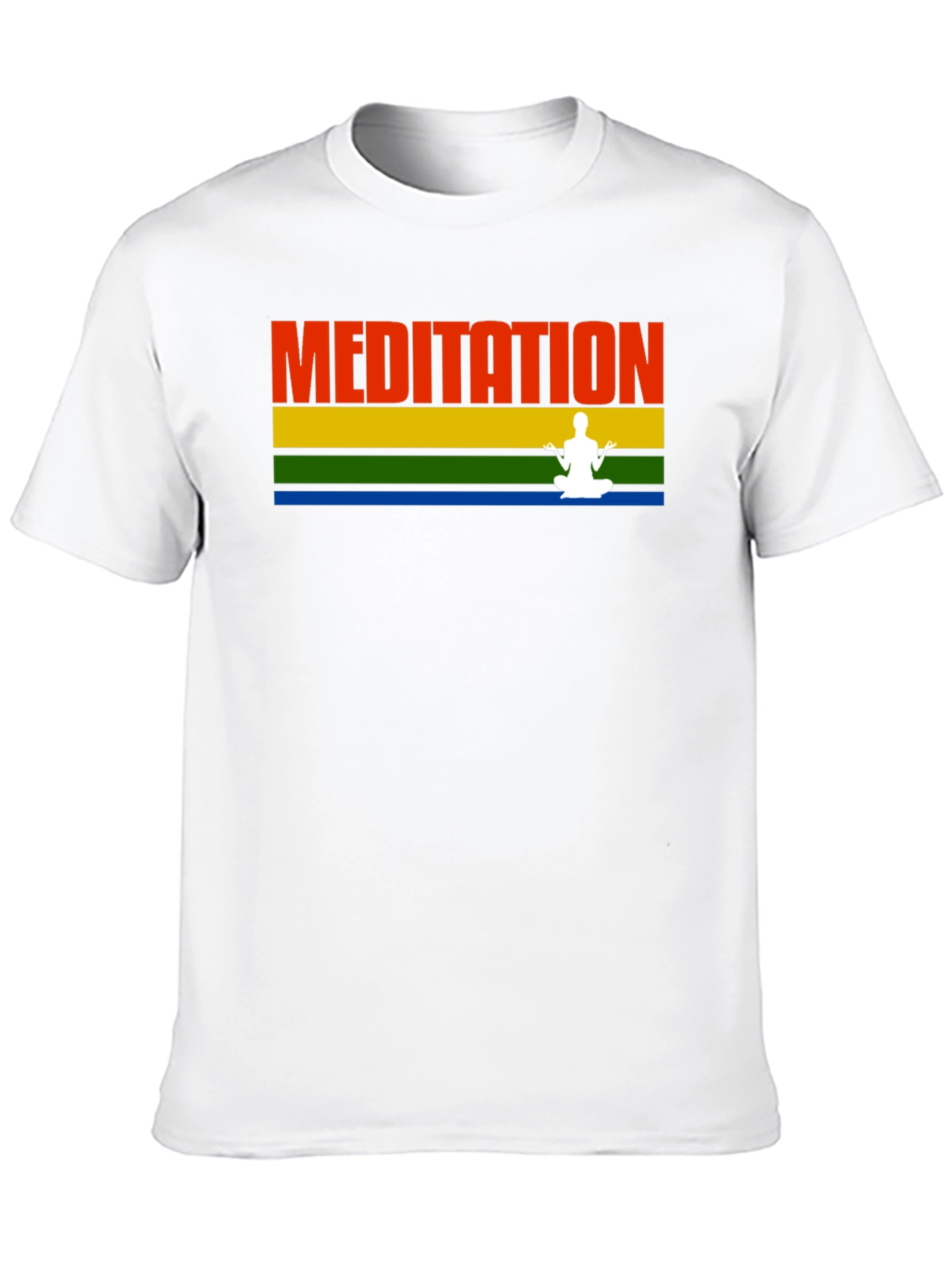 Meditation Retro T-Shirt - Relaxed Fit