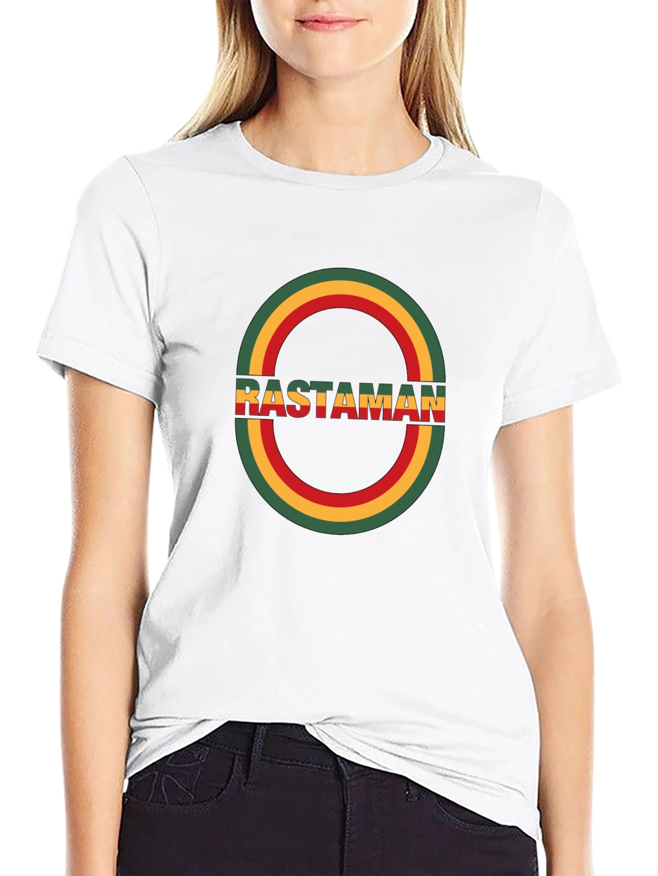Rastaman Black T-Shirt - Reggae Style