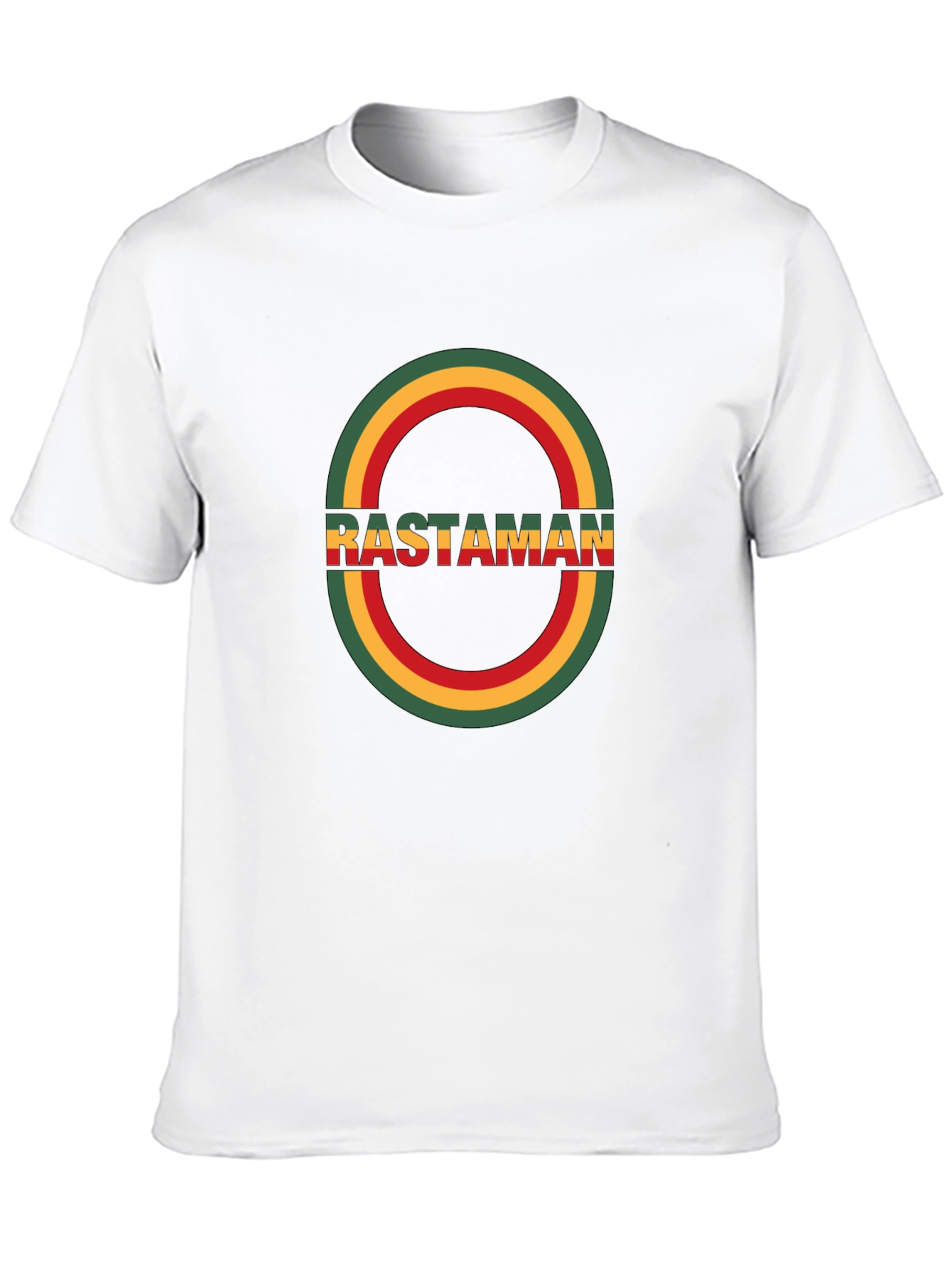 Rastaman Black T-Shirt - Reggae Style