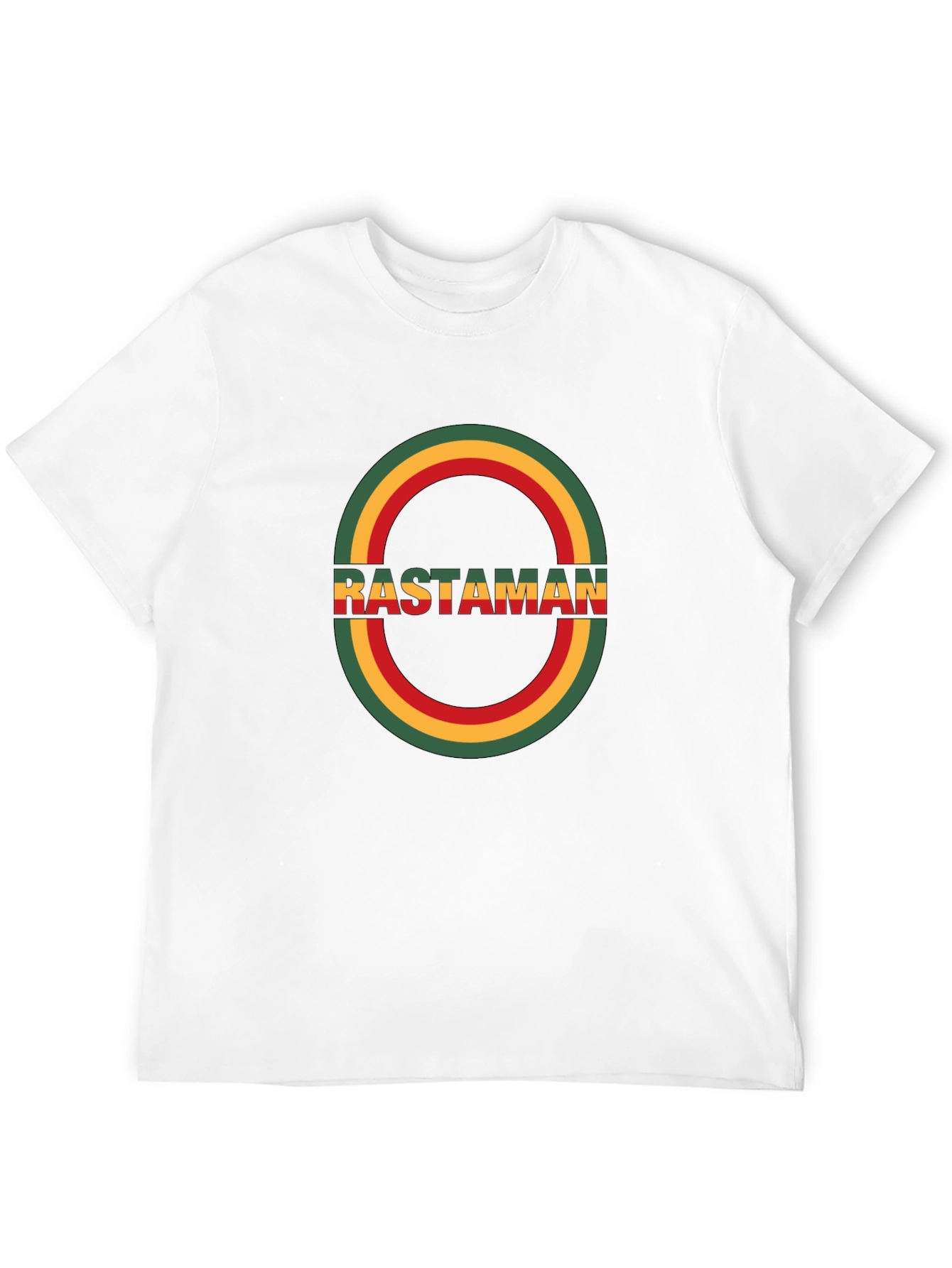 Rastaman Black T-Shirt - Reggae Style