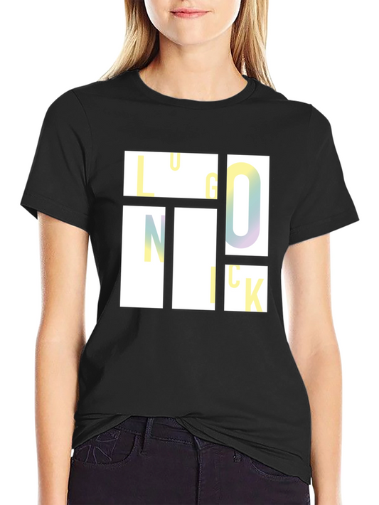 Graphic Block Lettering T-Shirt