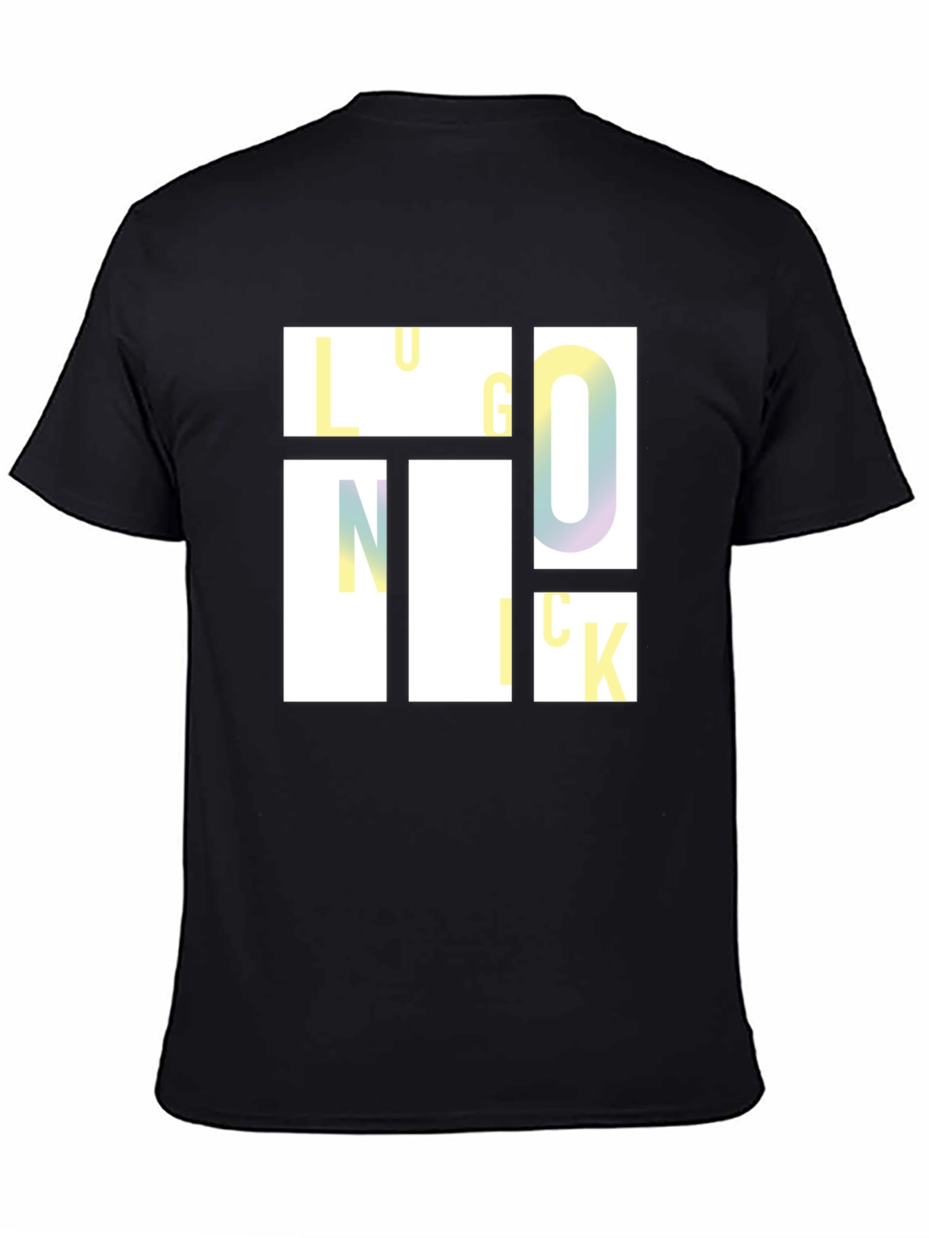 Graphic Block Lettering T-Shirt