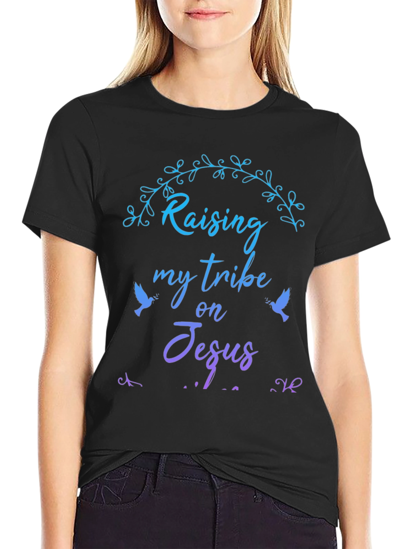 Raising My Tribe on Jesus Graphic Tee