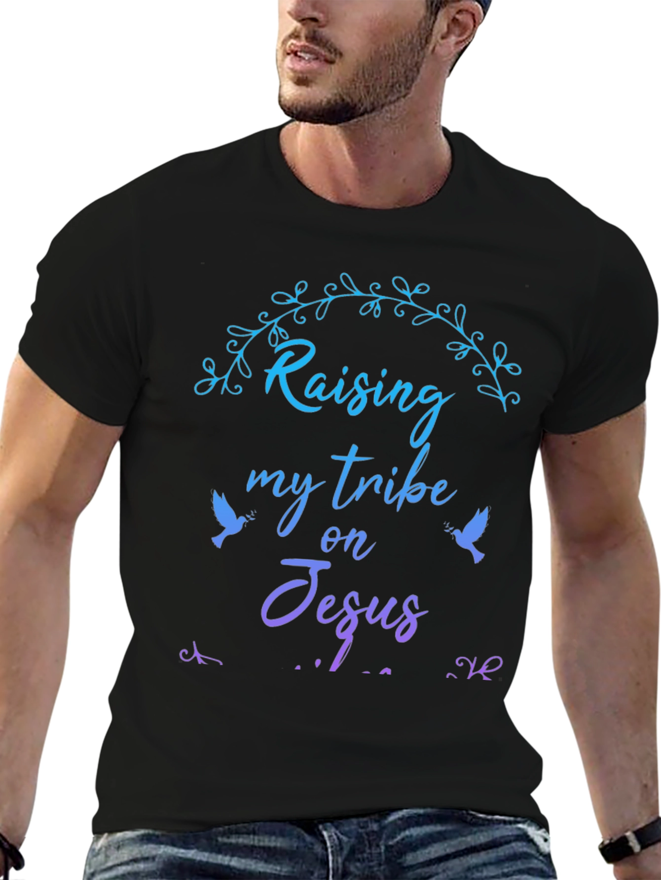Raising My Tribe on Jesus Graphic Tee
