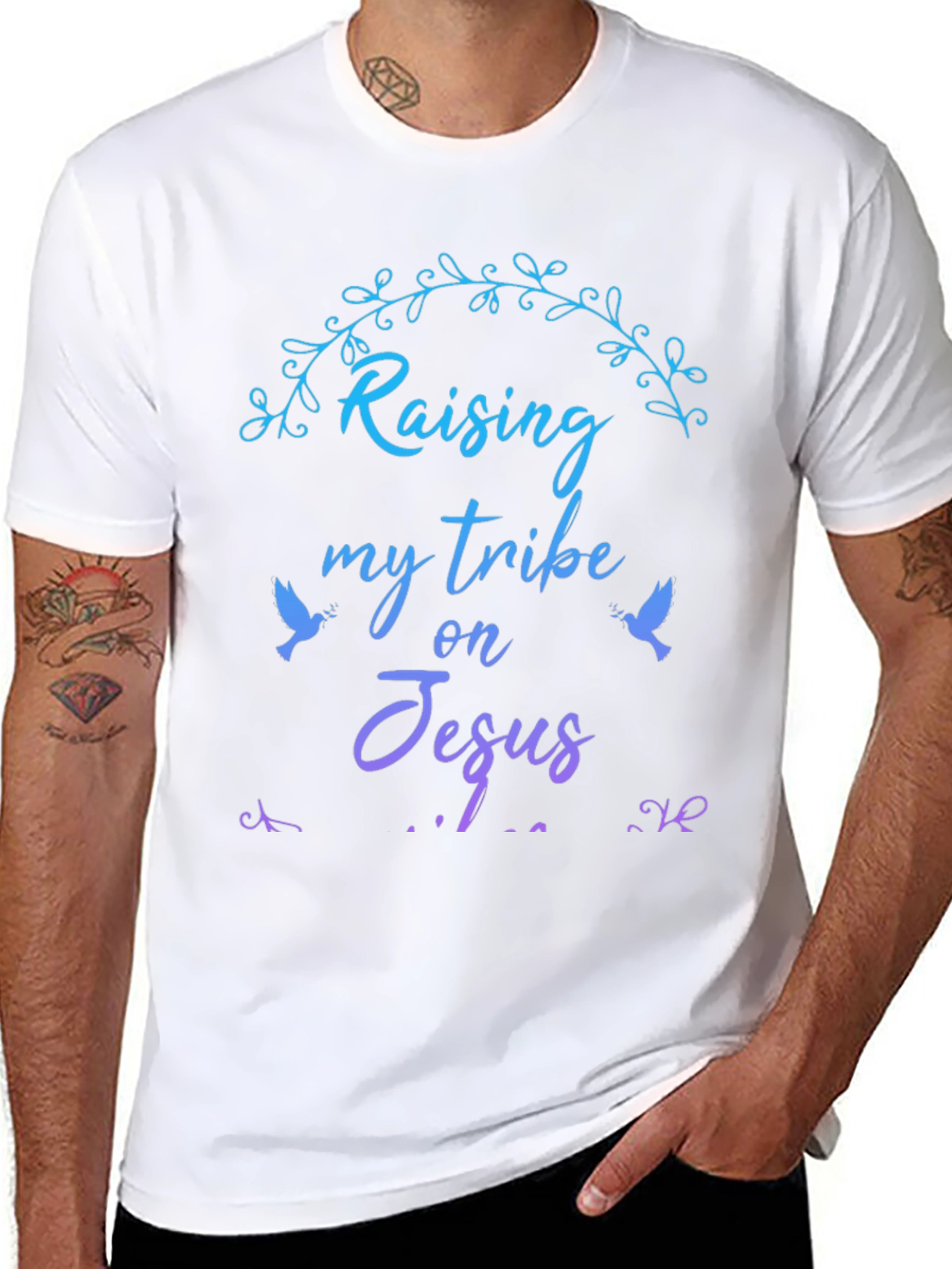 Raising My Tribe on Jesus Graphic Tee