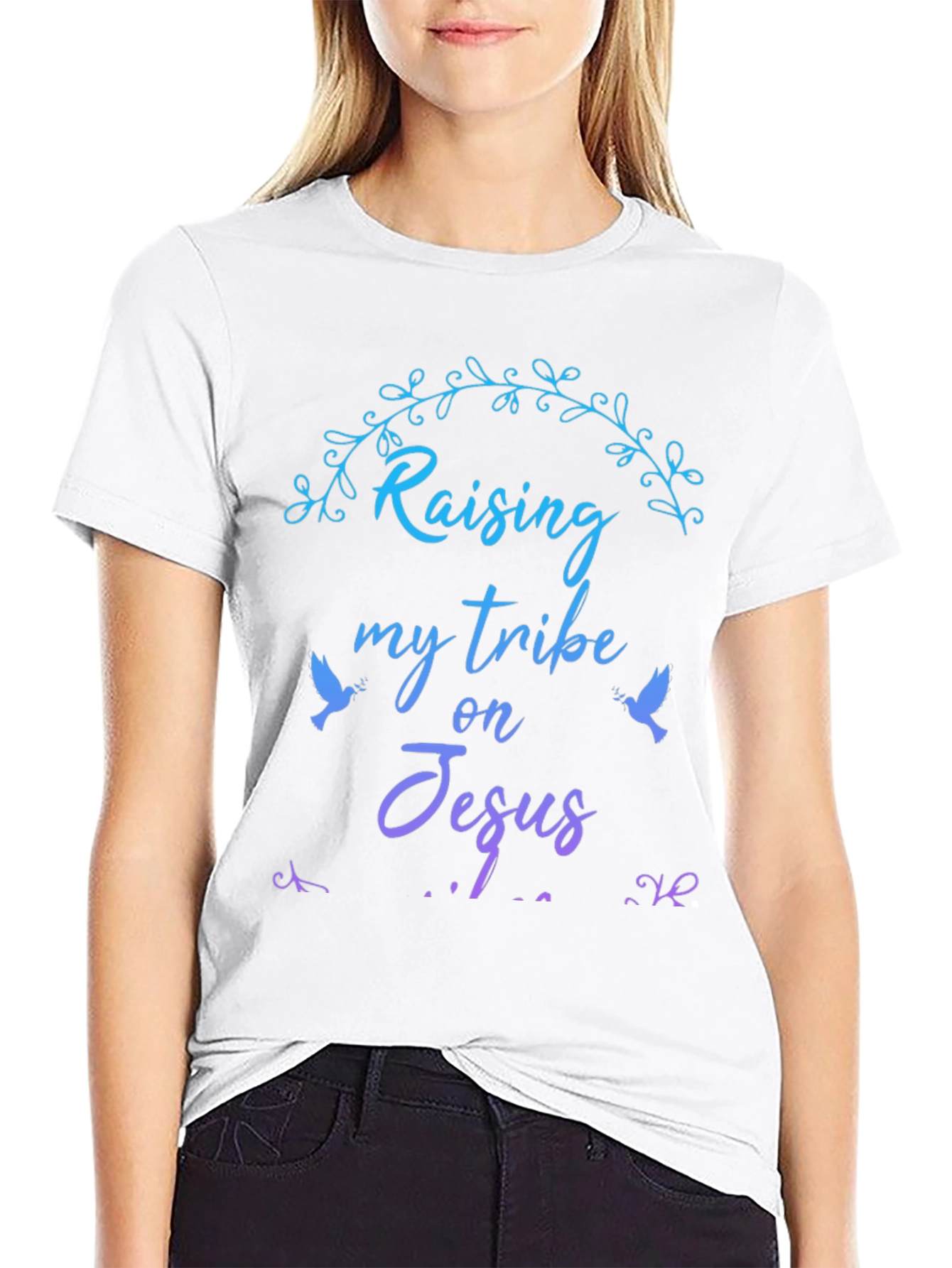 Raising My Tribe on Jesus Graphic Tee