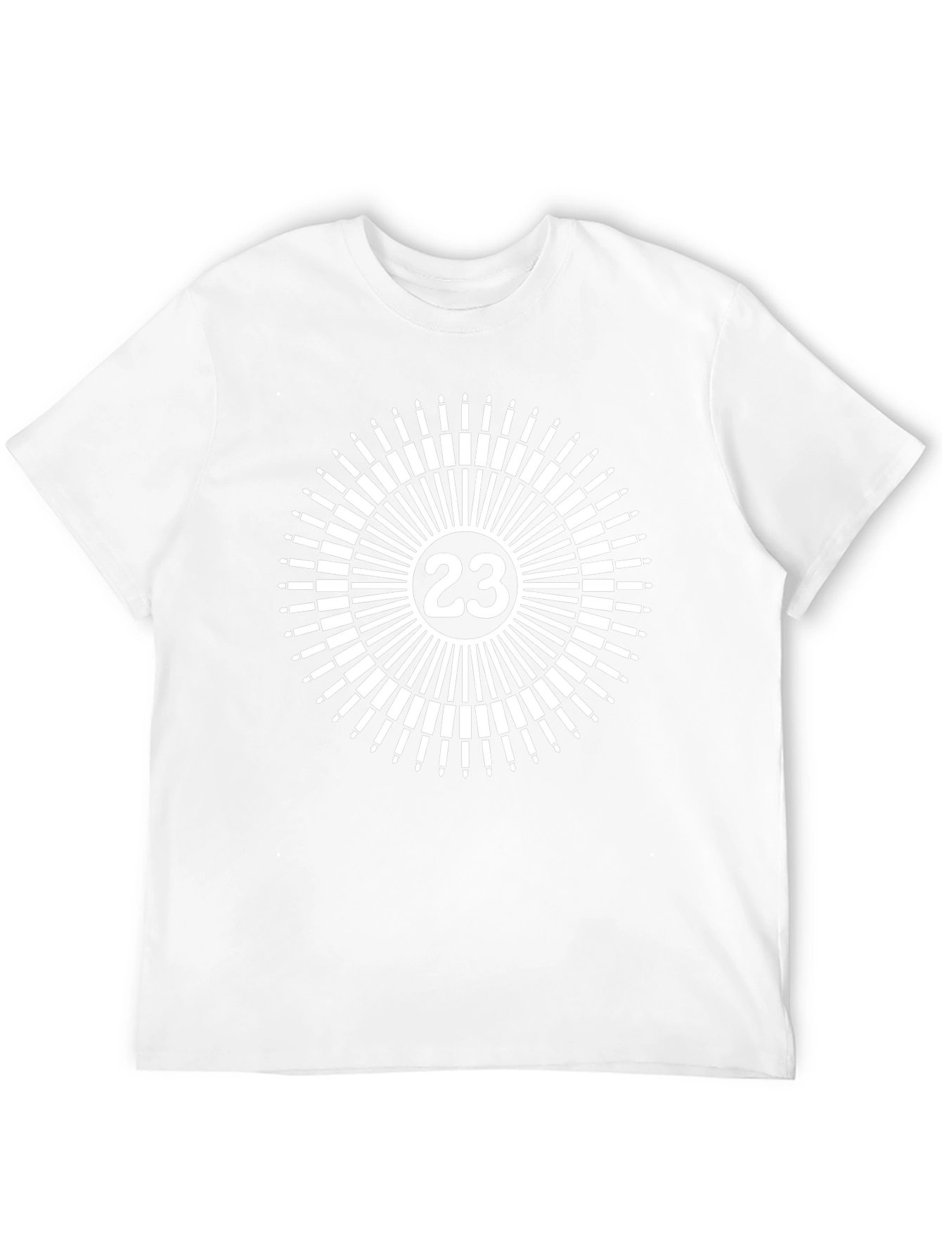 Black T-Shirt with 23 Circle Design