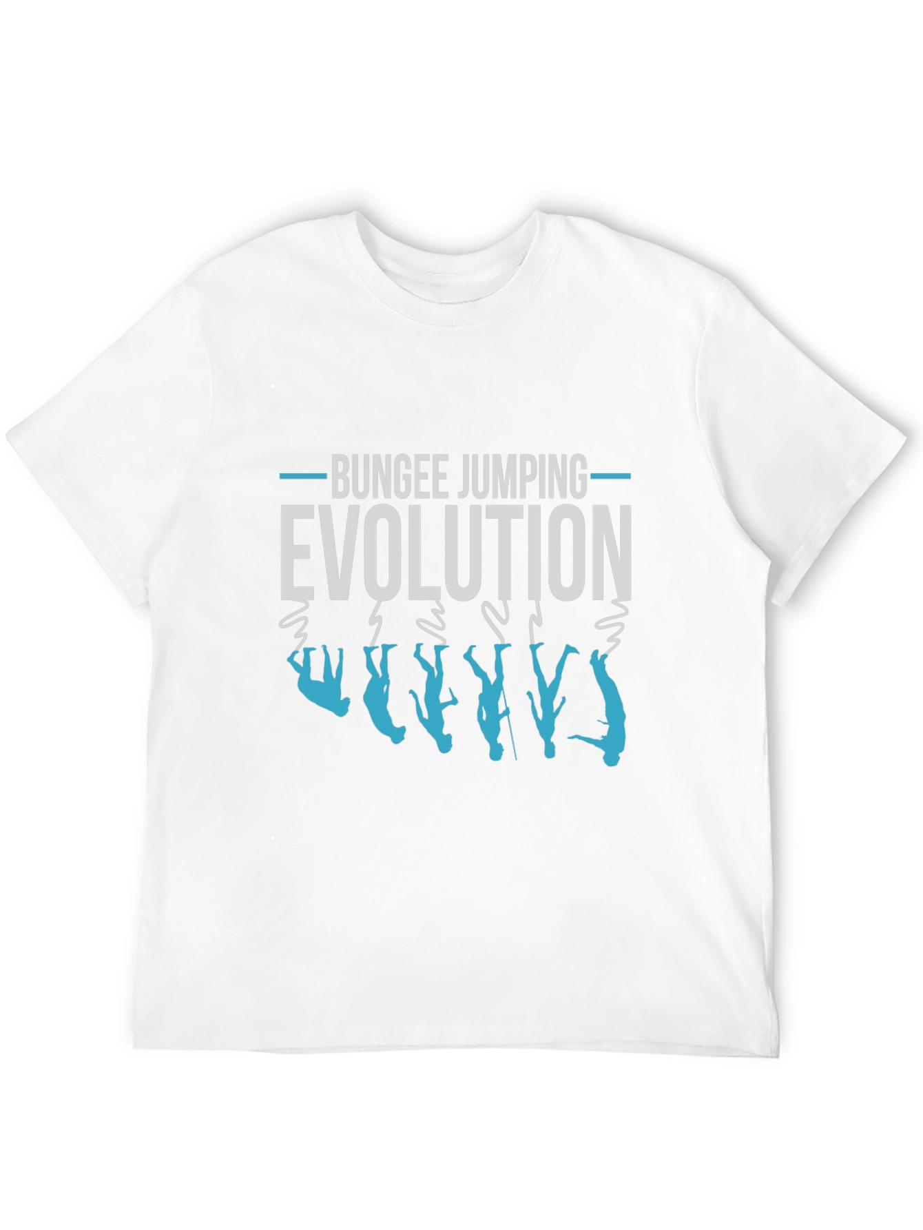 Bungee Jumping Evolution Graphic Tee - Adventure Ready!
