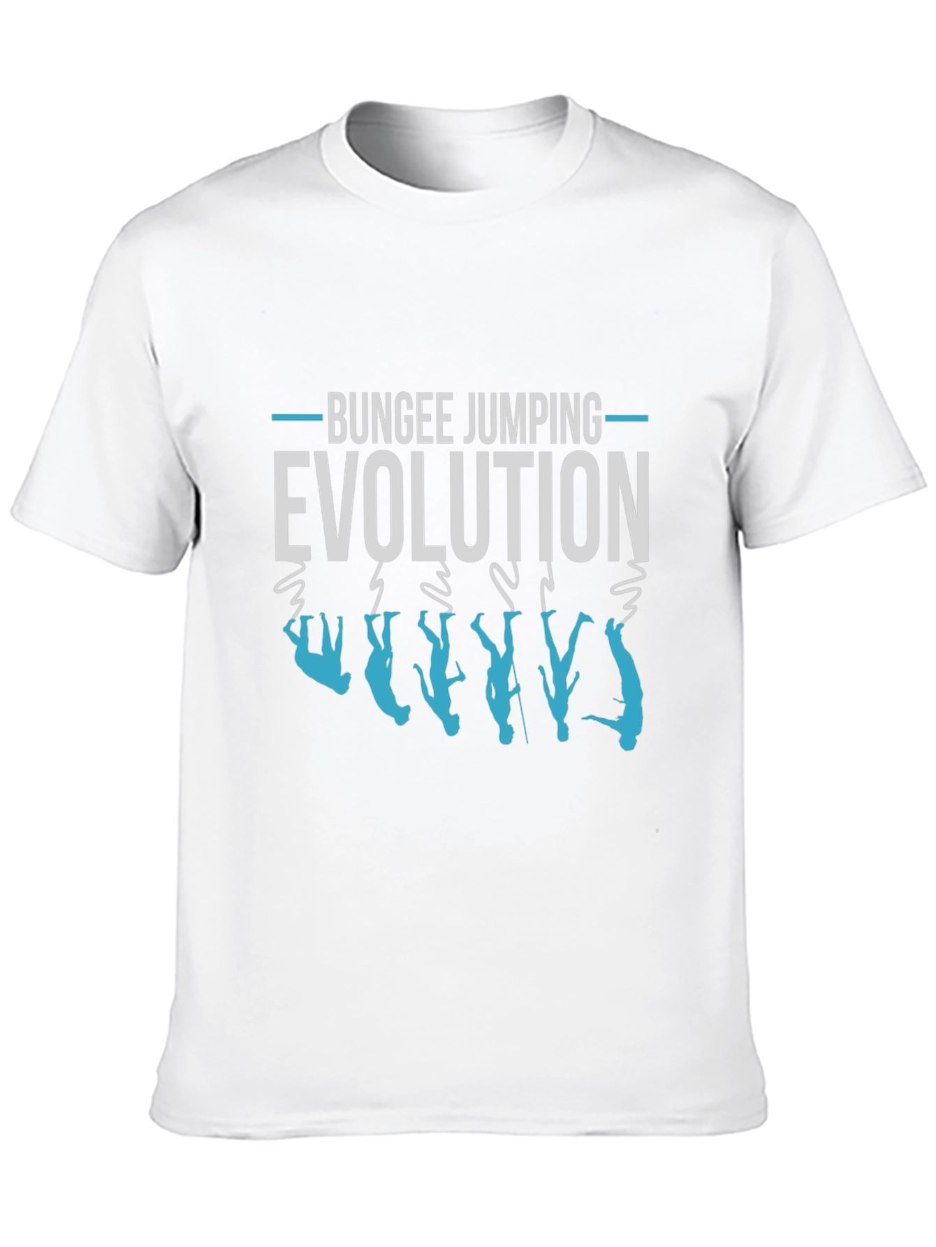 Bungee Jumping Evolution Graphic Tee - Adventure Ready!