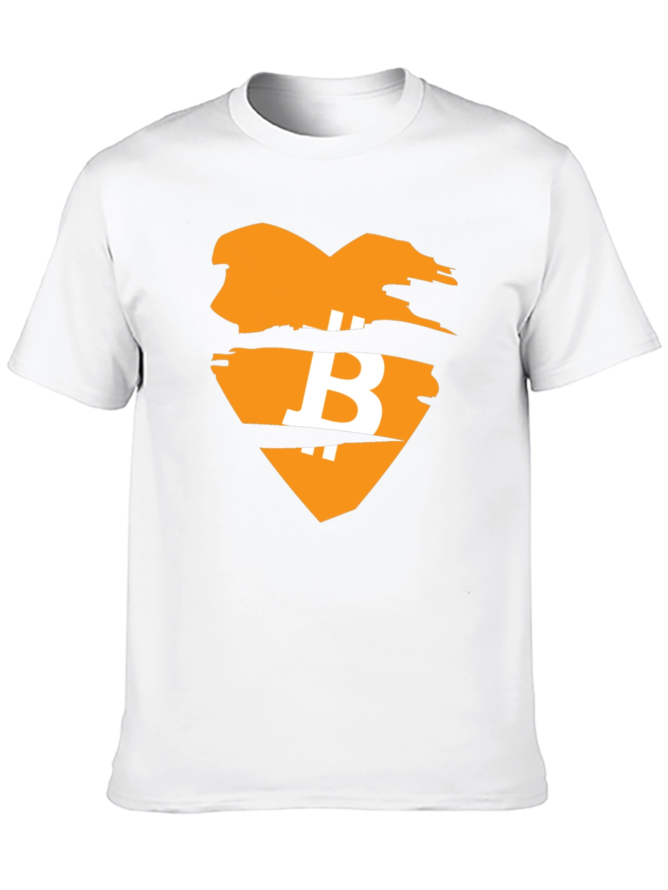 Bitcoin Heart Graphic Tee - Crypto Lover T-Shirt