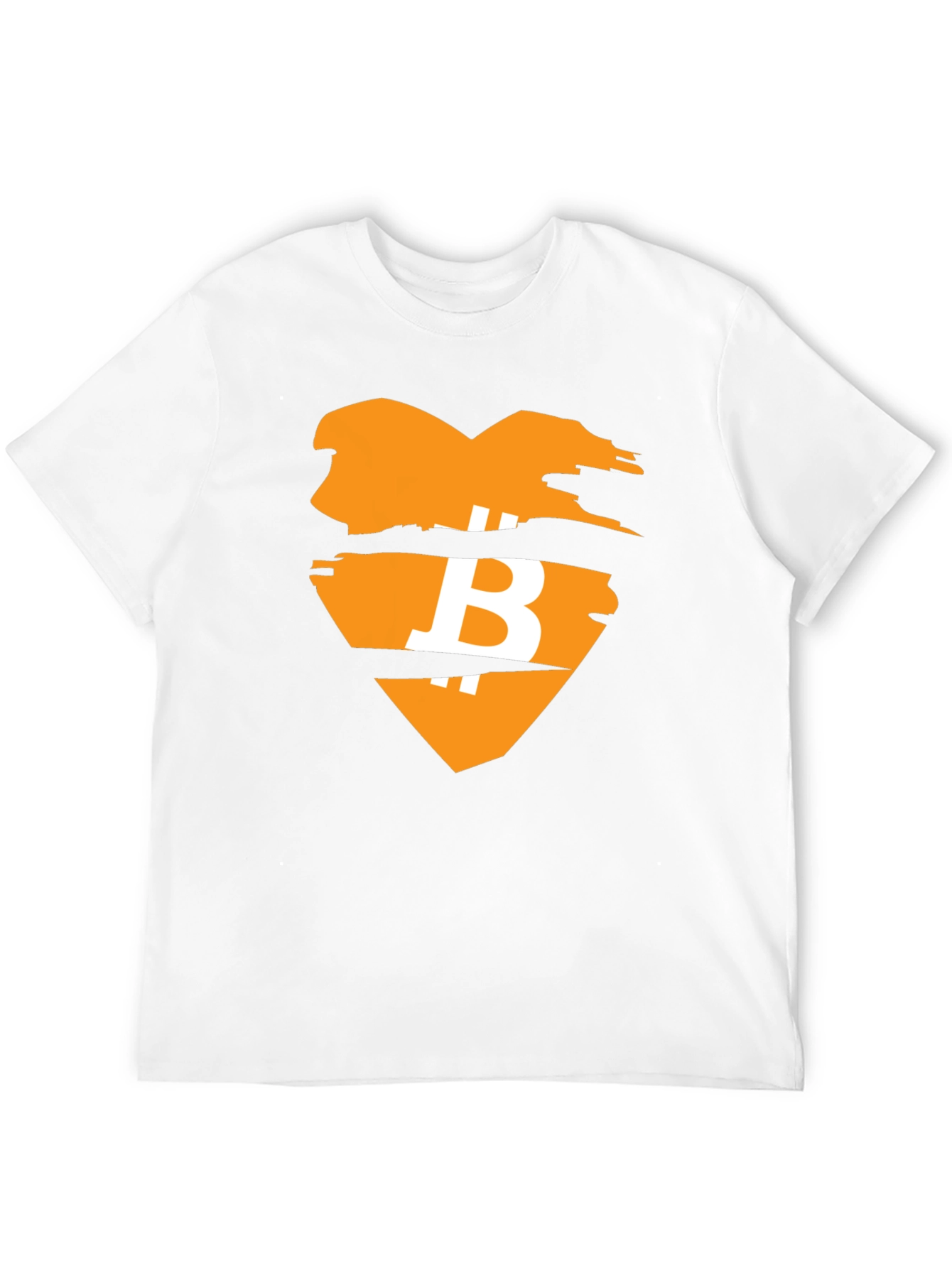 Bitcoin Heart Graphic Tee - Crypto Lover T-Shirt