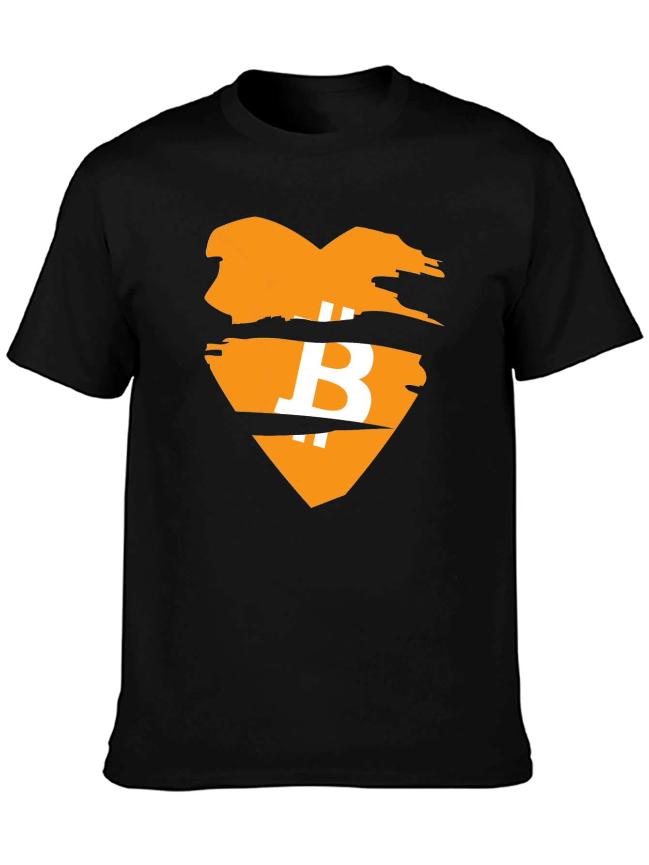 Bitcoin Heart Graphic Tee - Crypto Lover T-Shirt