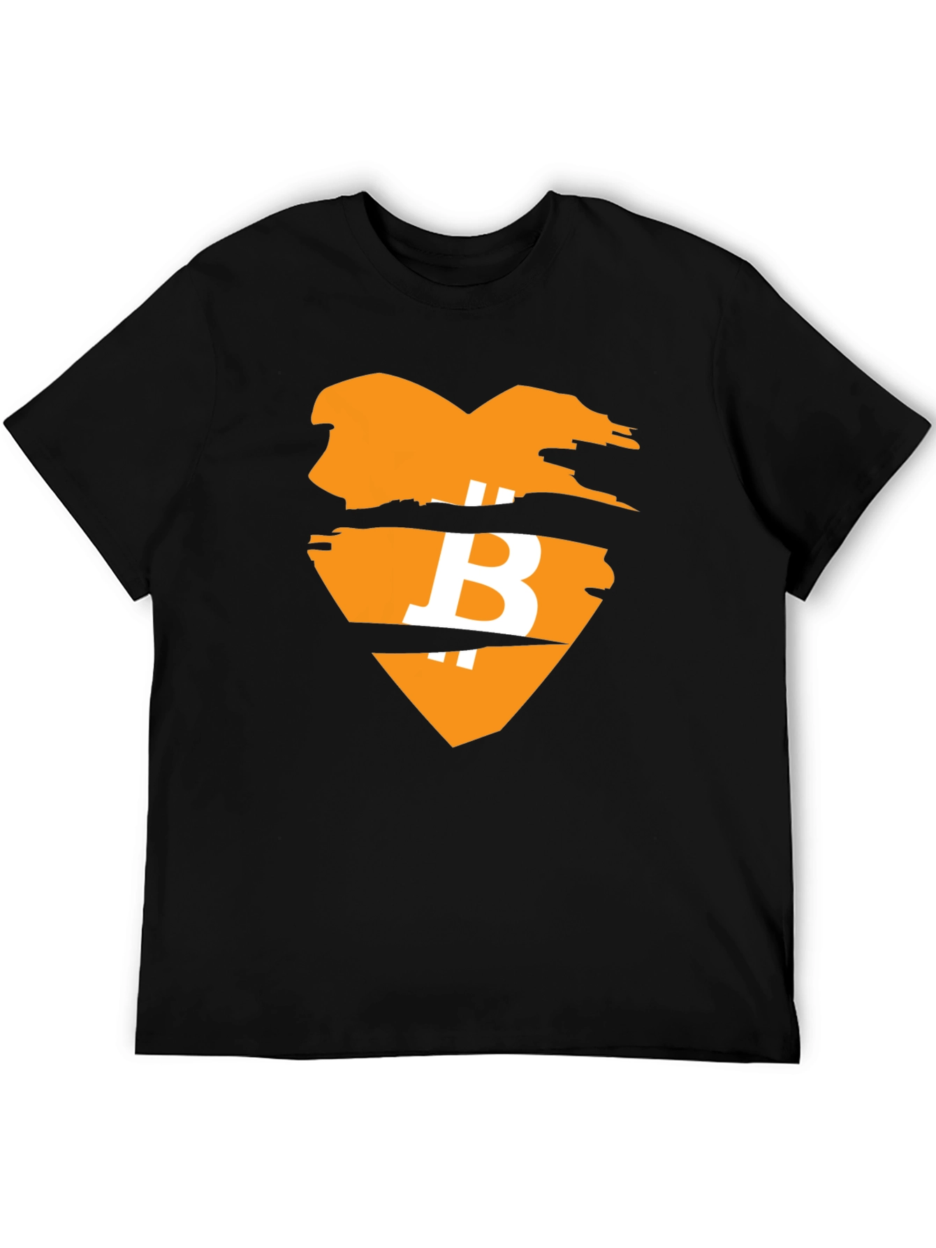 Bitcoin Heart Graphic Tee - Crypto Lover T-Shirt