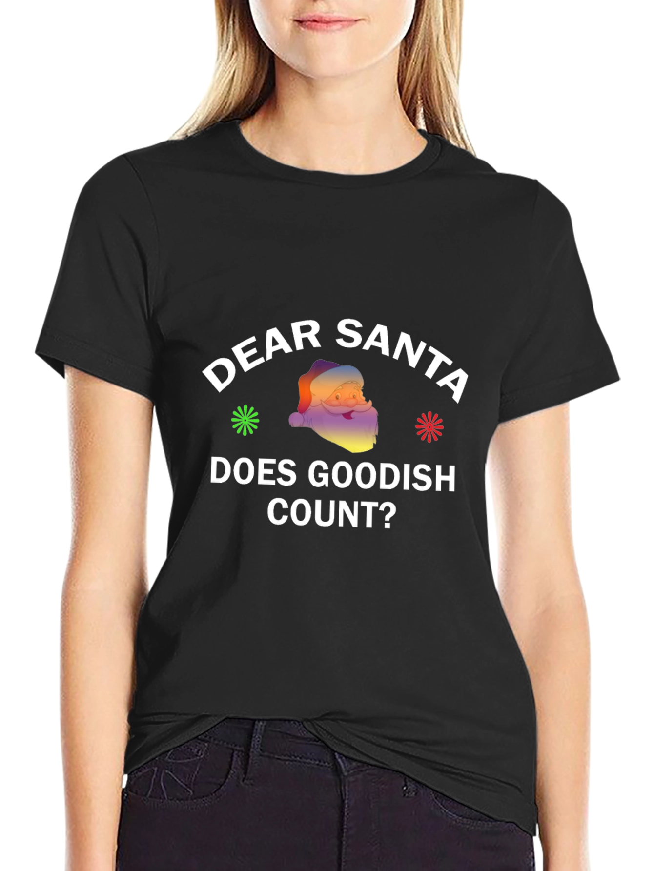 Dear Santa Goodish Funny Christmas T-Shirt
