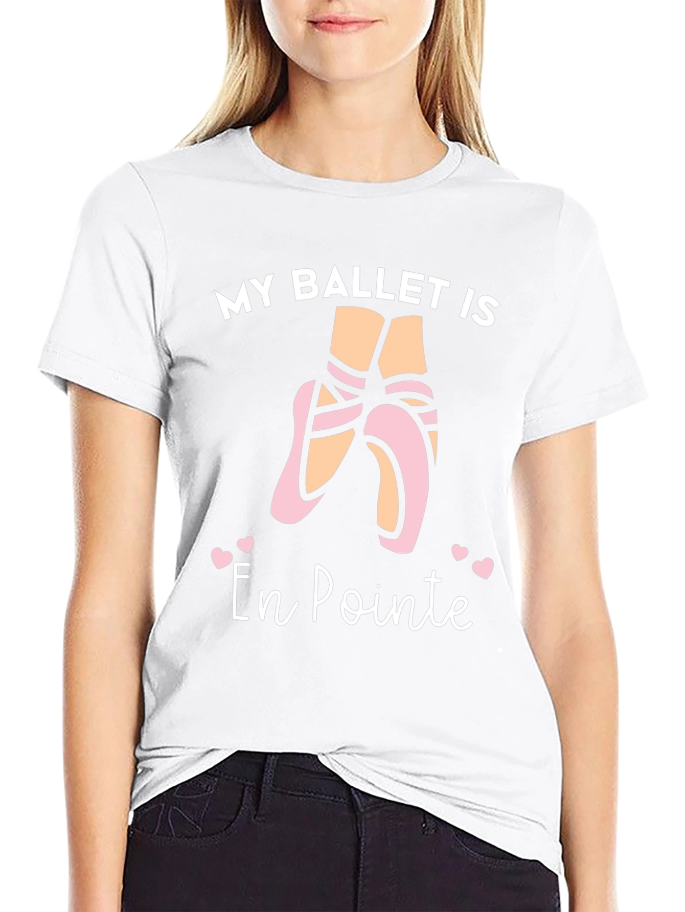 Ballet En Pointe Graphic Tee - Dancers Delight