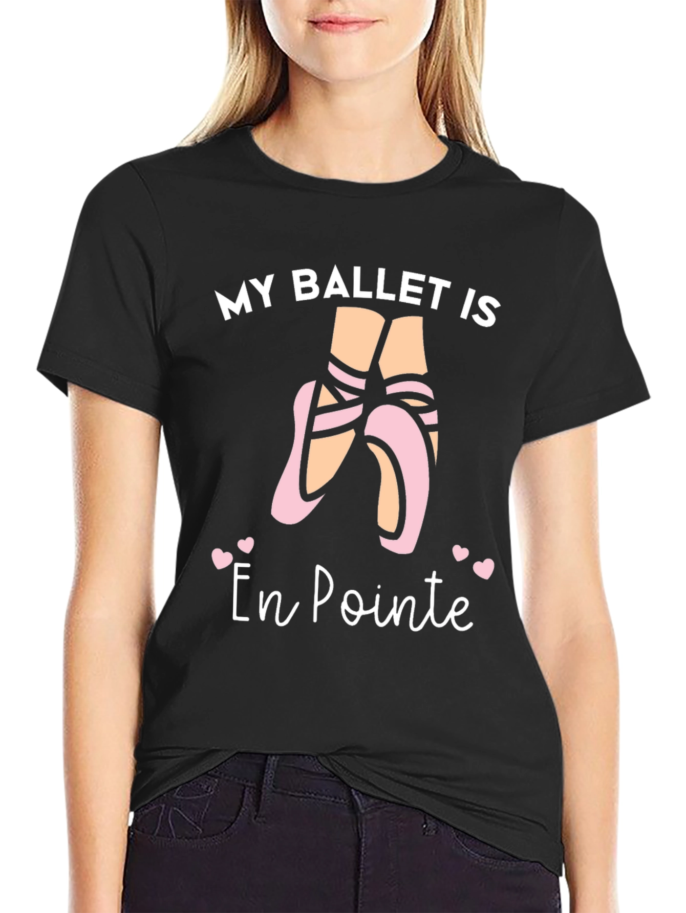Ballet En Pointe Graphic Tee - Dancers Delight