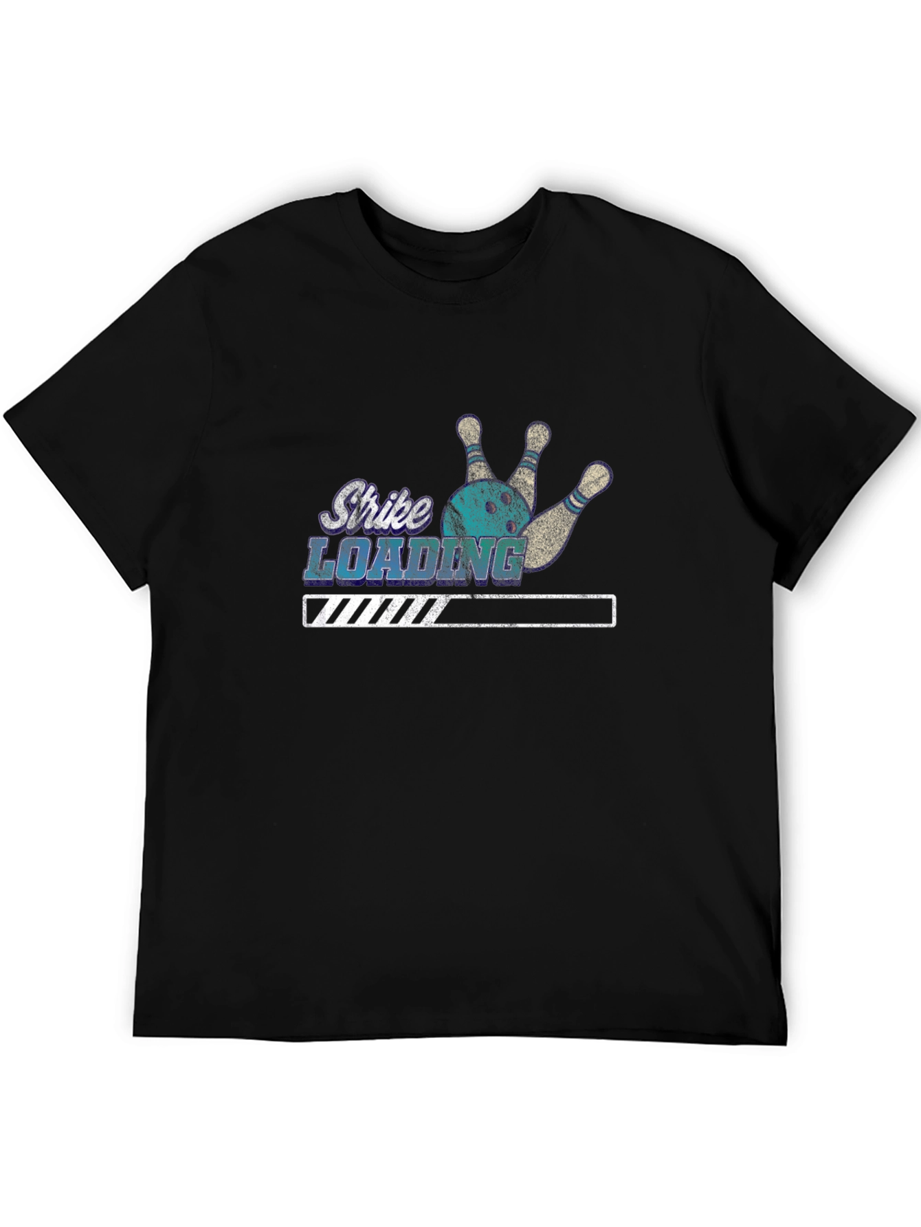 Strike Loading Bowling T-Shirt - Black