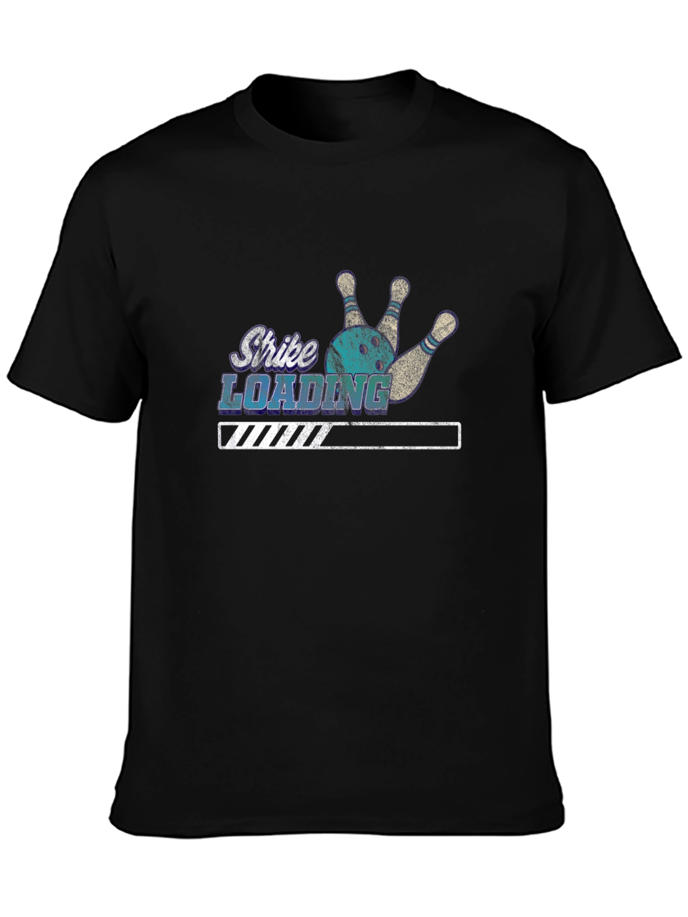 Strike Loading Bowling T-Shirt - Black