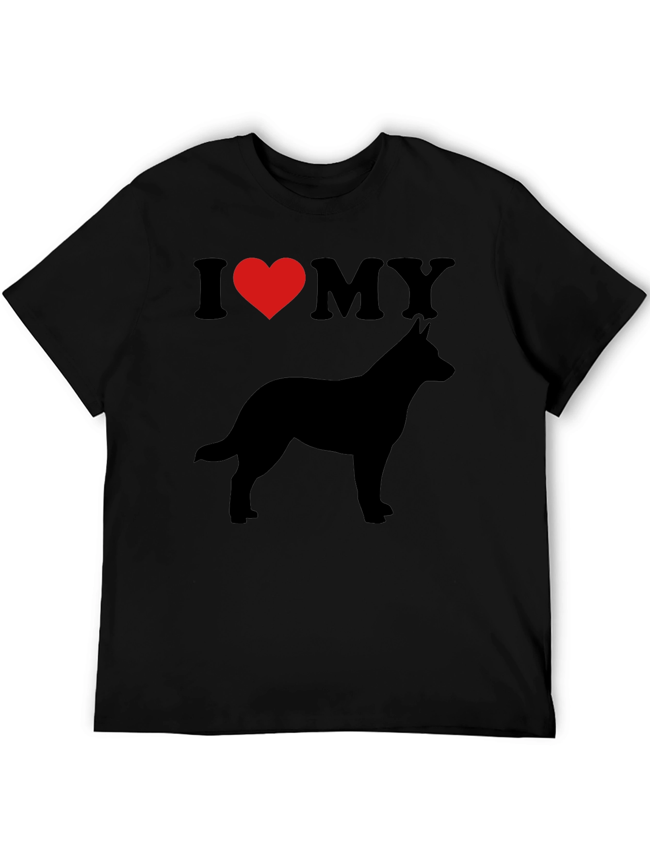 I Heart My Dog Silhouette T-Shirt