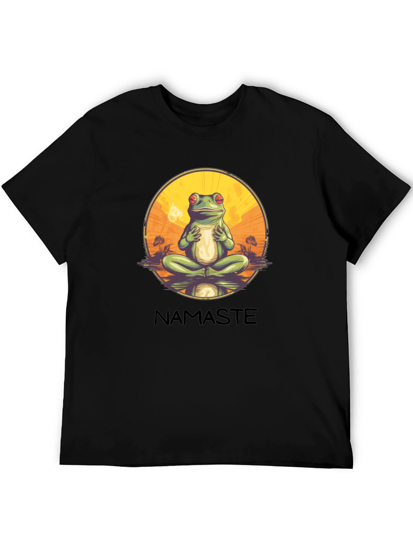 Zen Frog Namaste T-Shirt