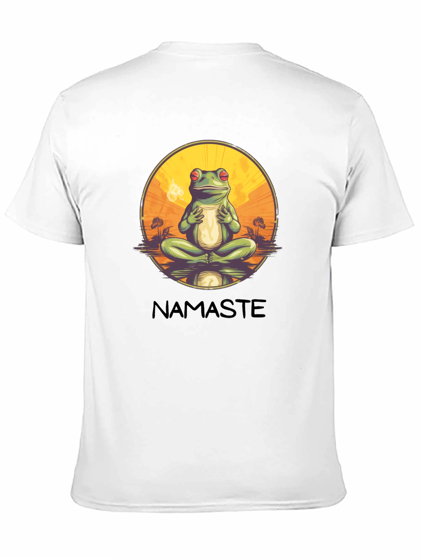 Zen Frog Namaste T-Shirt