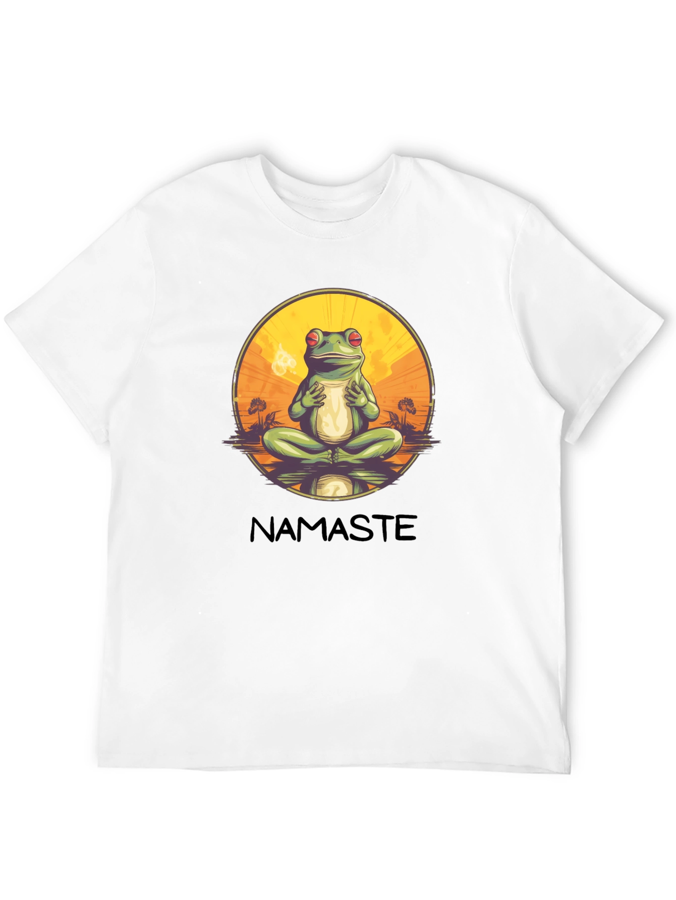 Zen Frog Namaste T-Shirt