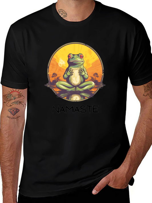 Zen Frog Namaste T-Shirt