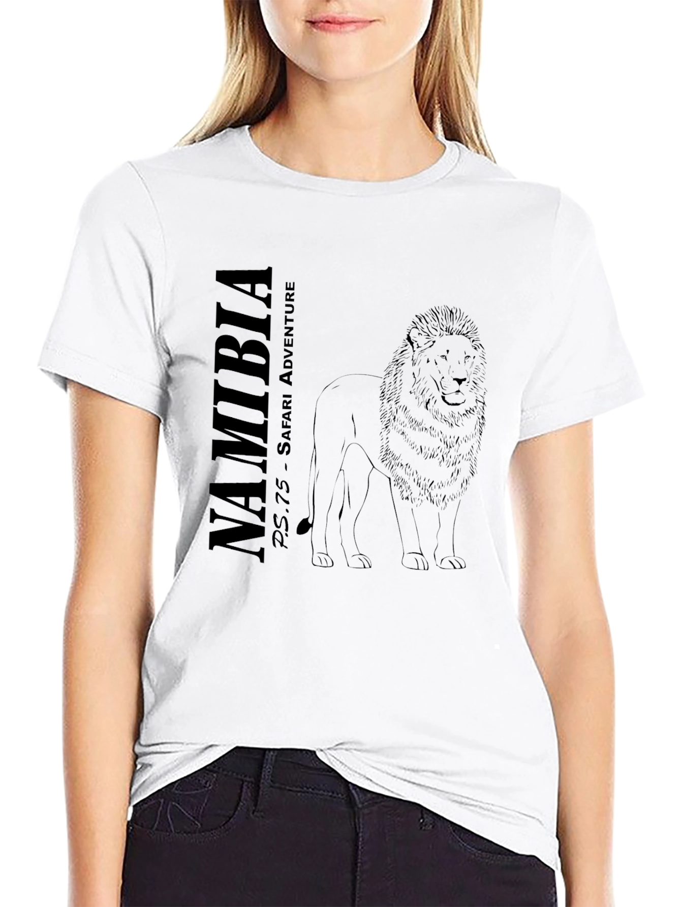 Namibia Safari Adventure Lion T-Shirt