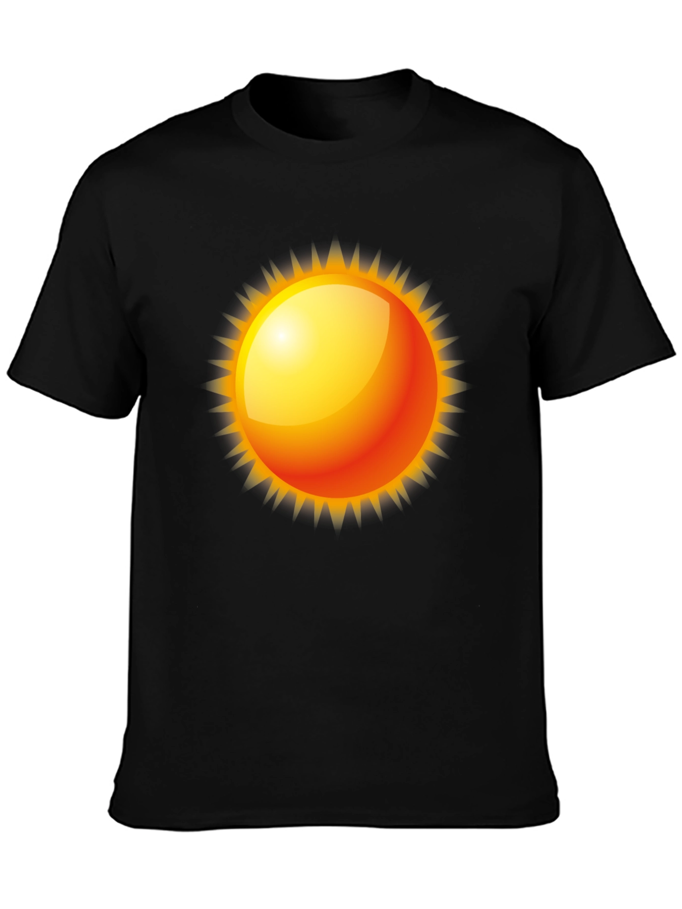 Radiant Sun Graphic Tee - Black