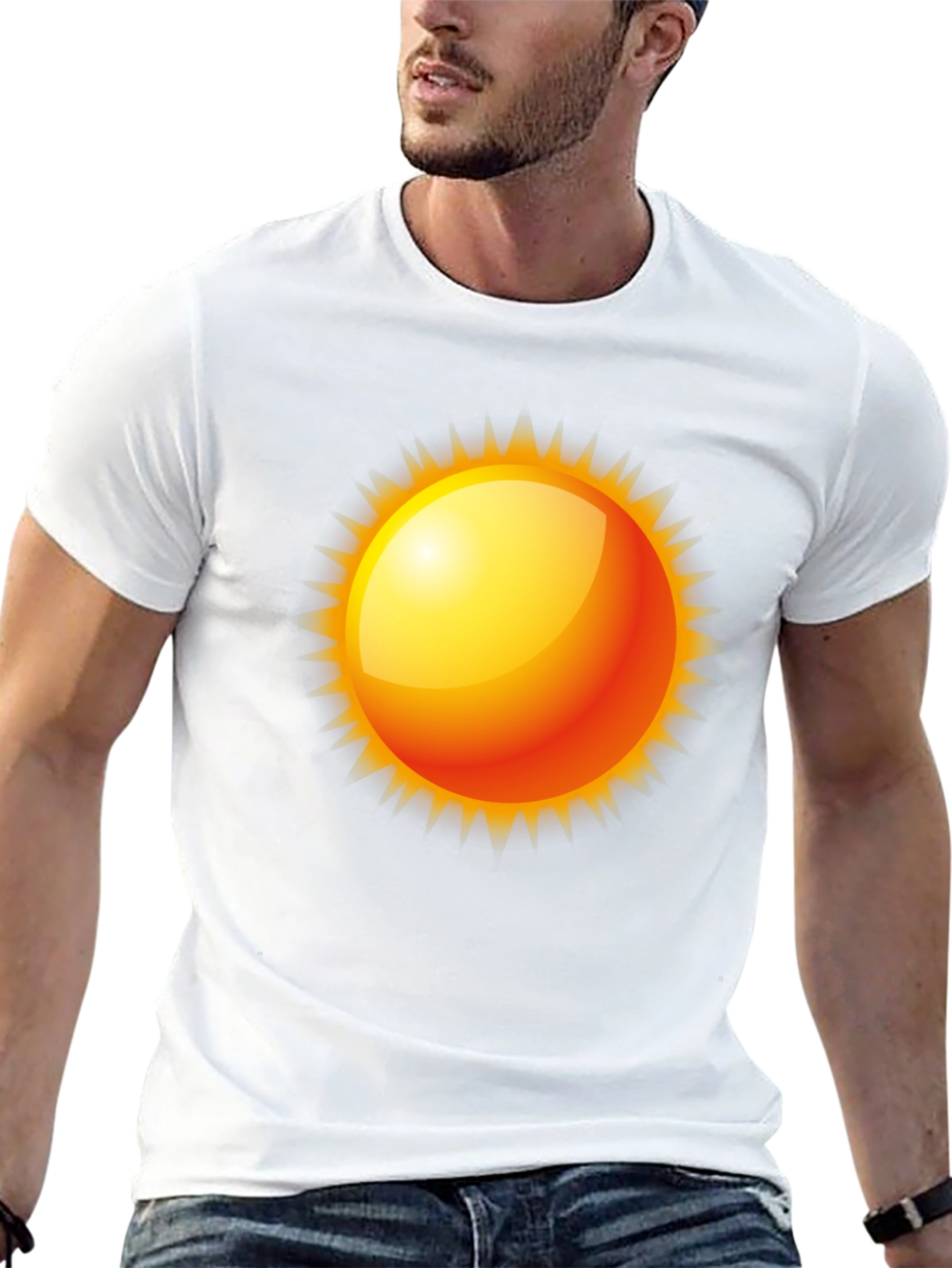 Radiant Sun Graphic Tee - Black