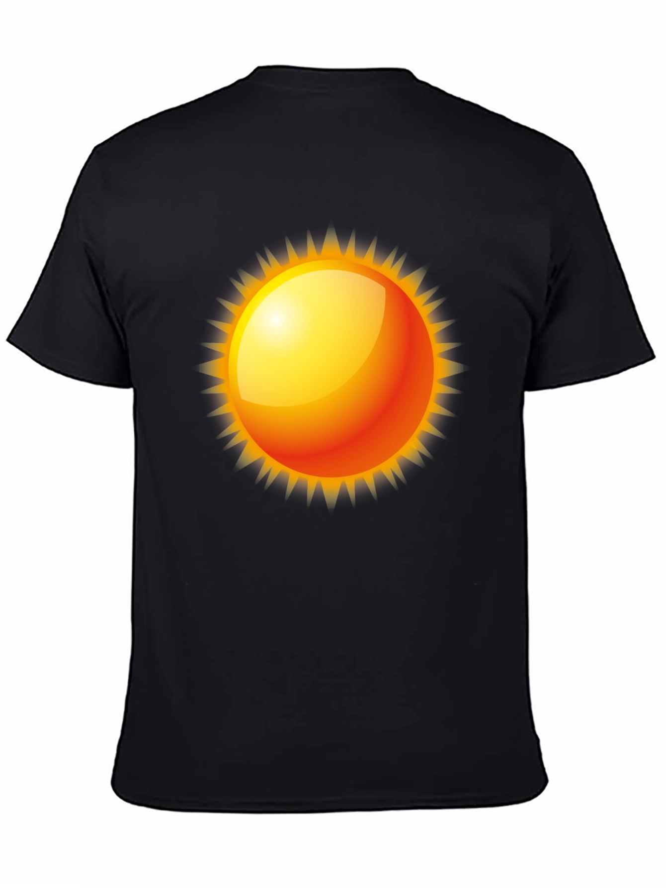 Radiant Sun Graphic Tee - Black
