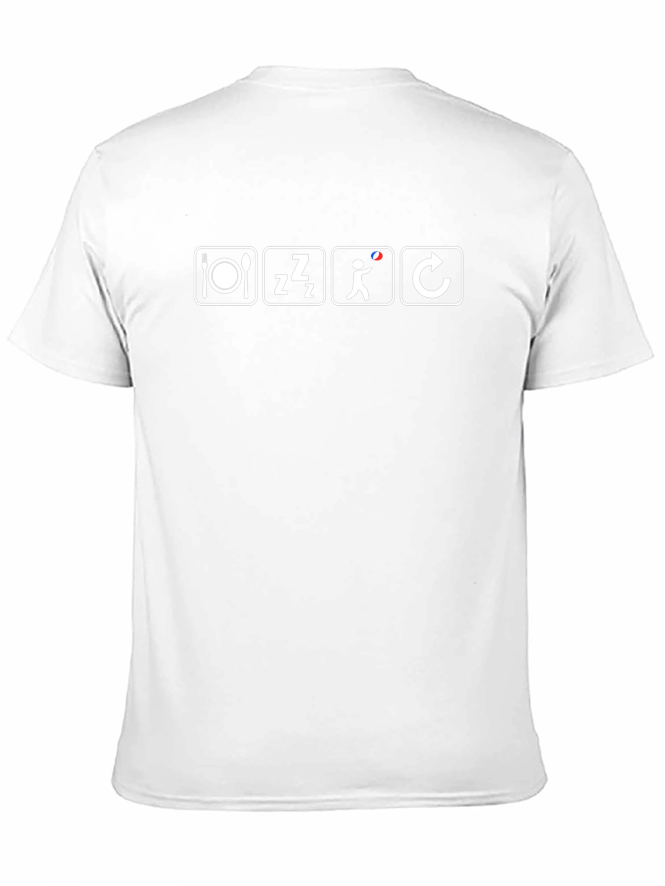 Eat Sleep Pelota Repeat Black T-Shirt