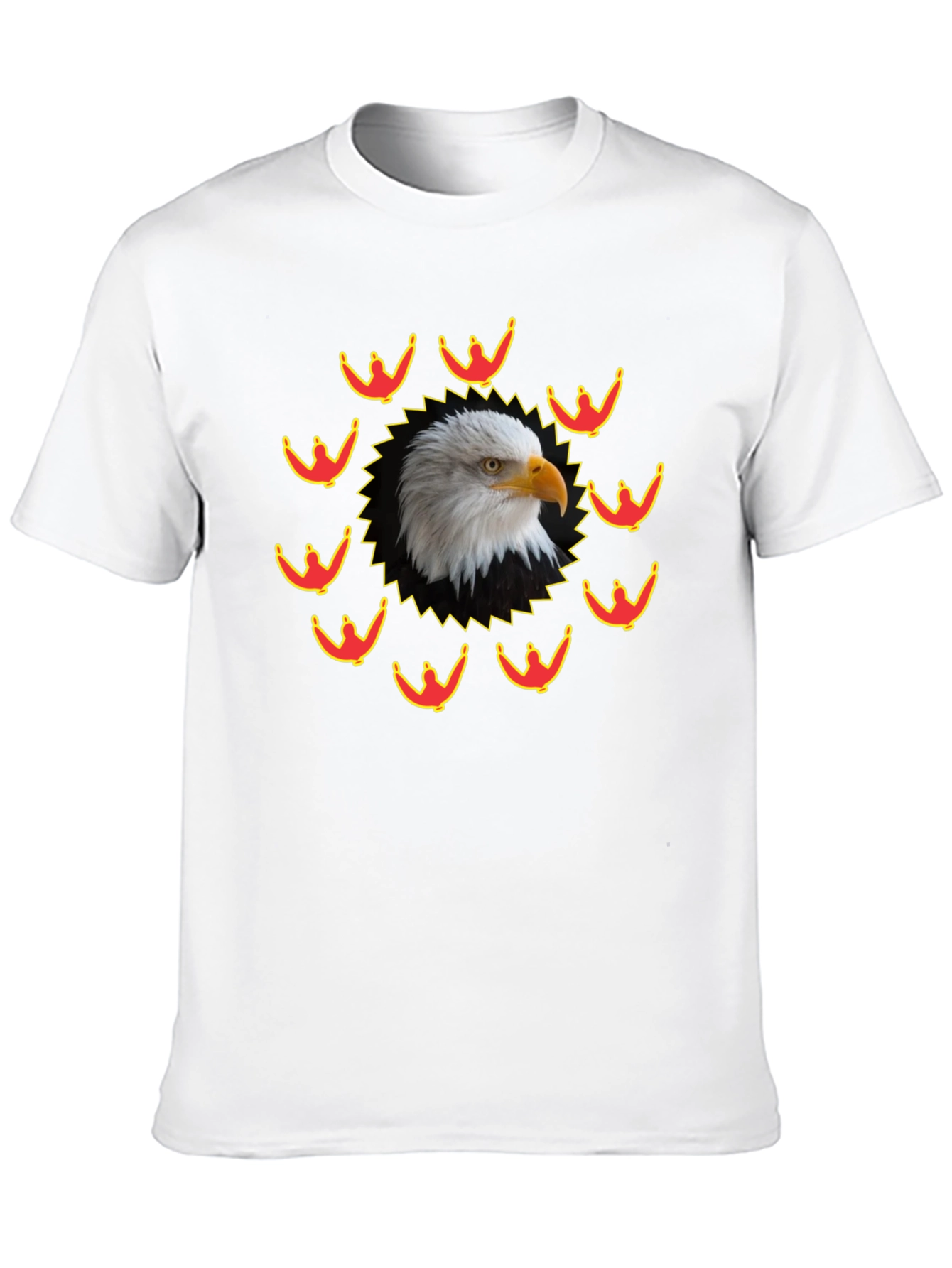 Eagle Graphic Tee - Patriotic Bird Design
