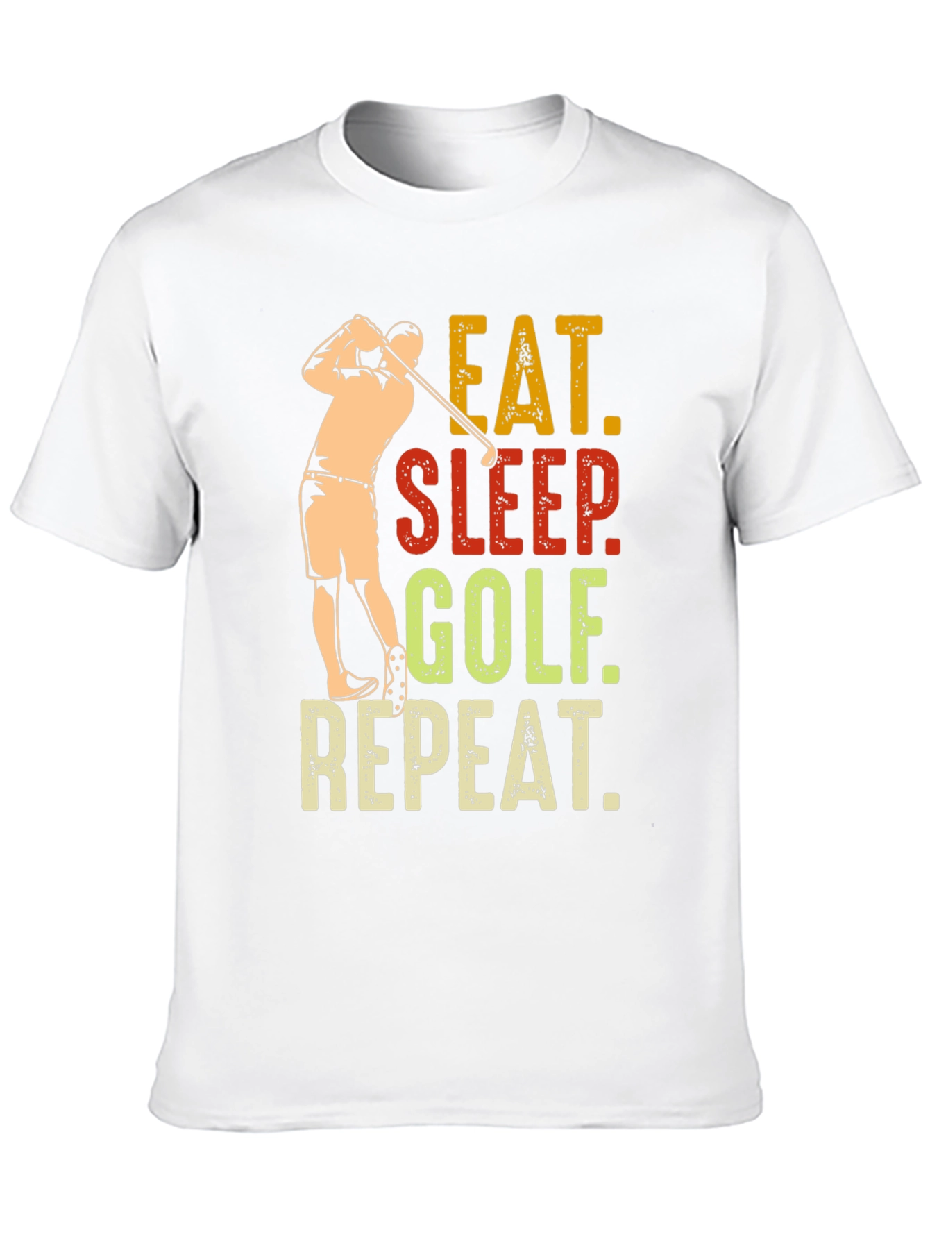Eat Sleep Golf Repeat Graphic Tee