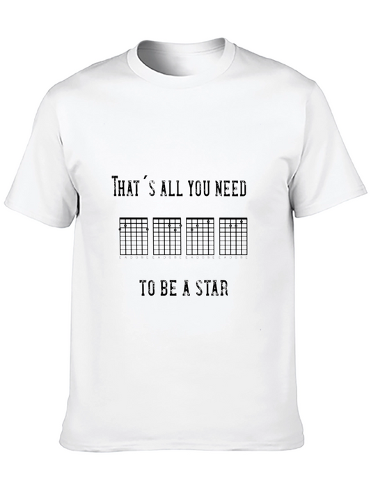 Guitar Chord Tee: Be A Star!