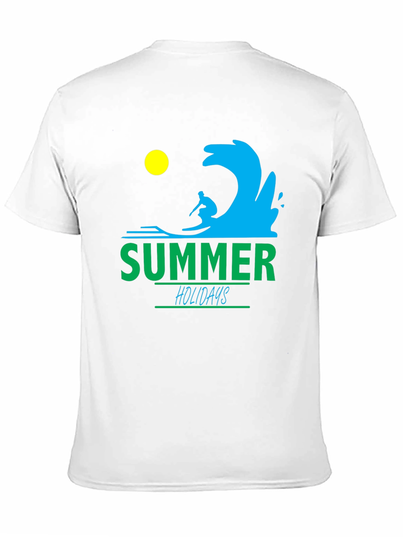 Summer Holidays Graphic Tee - Surfing Vibes