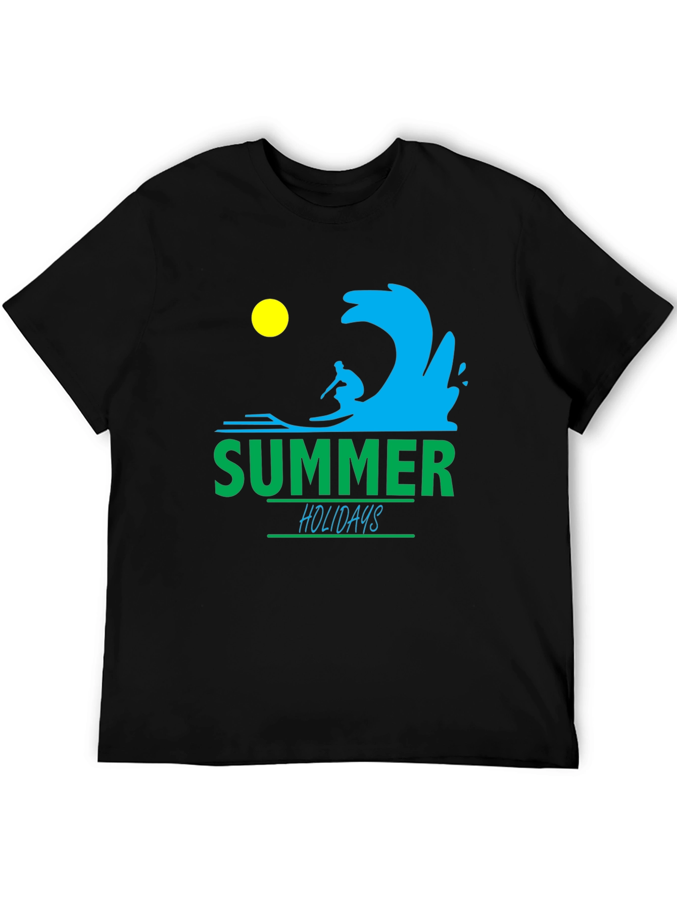 Summer Holidays Graphic Tee - Surfing Vibes