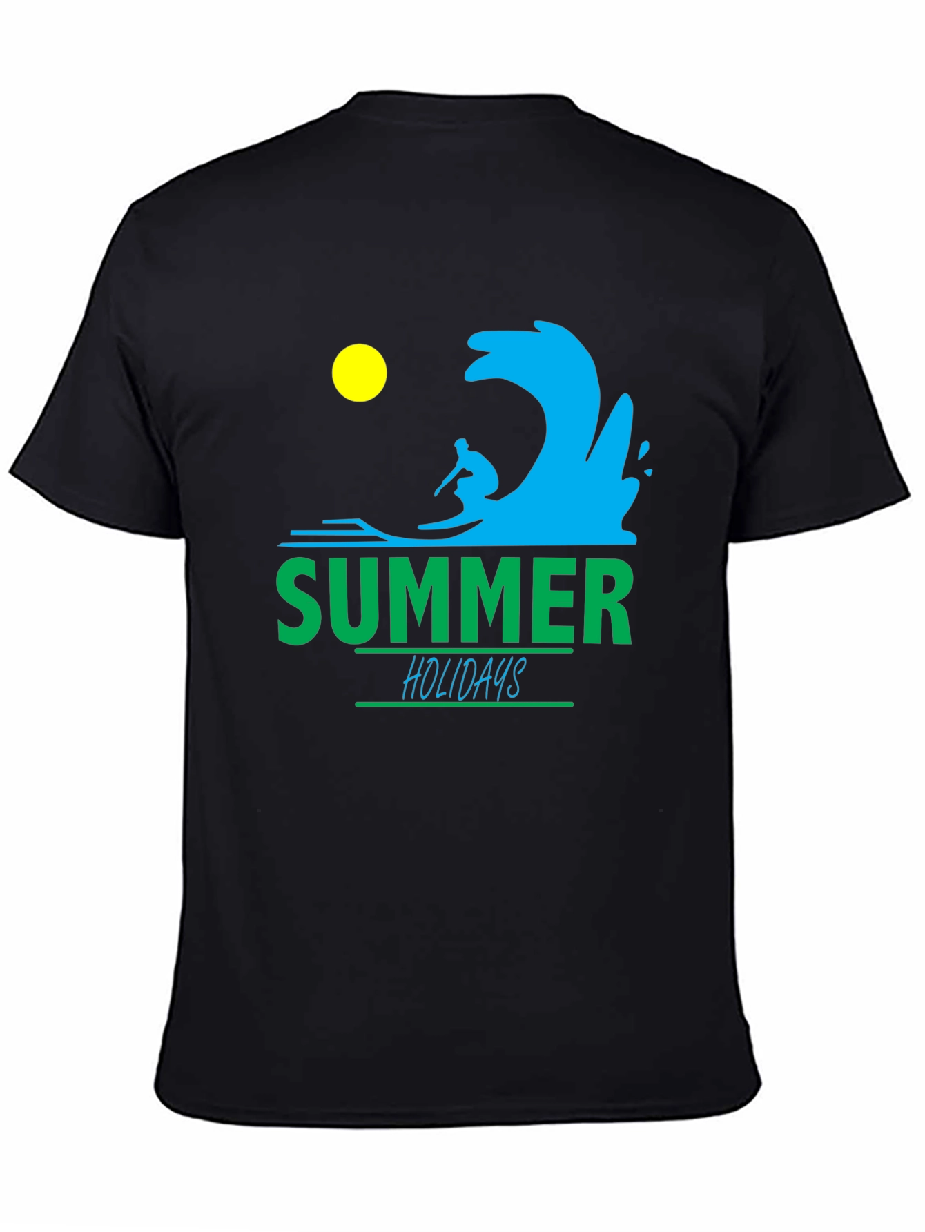 Summer Holidays Graphic Tee - Surfing Vibes